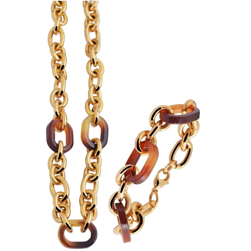 Adelia´s Kette ohne Anhänger »Damen Halskette – Ankerkette aus Edelstahl 45 cm« Eine schöne Geschenkidee für jeden Anlass