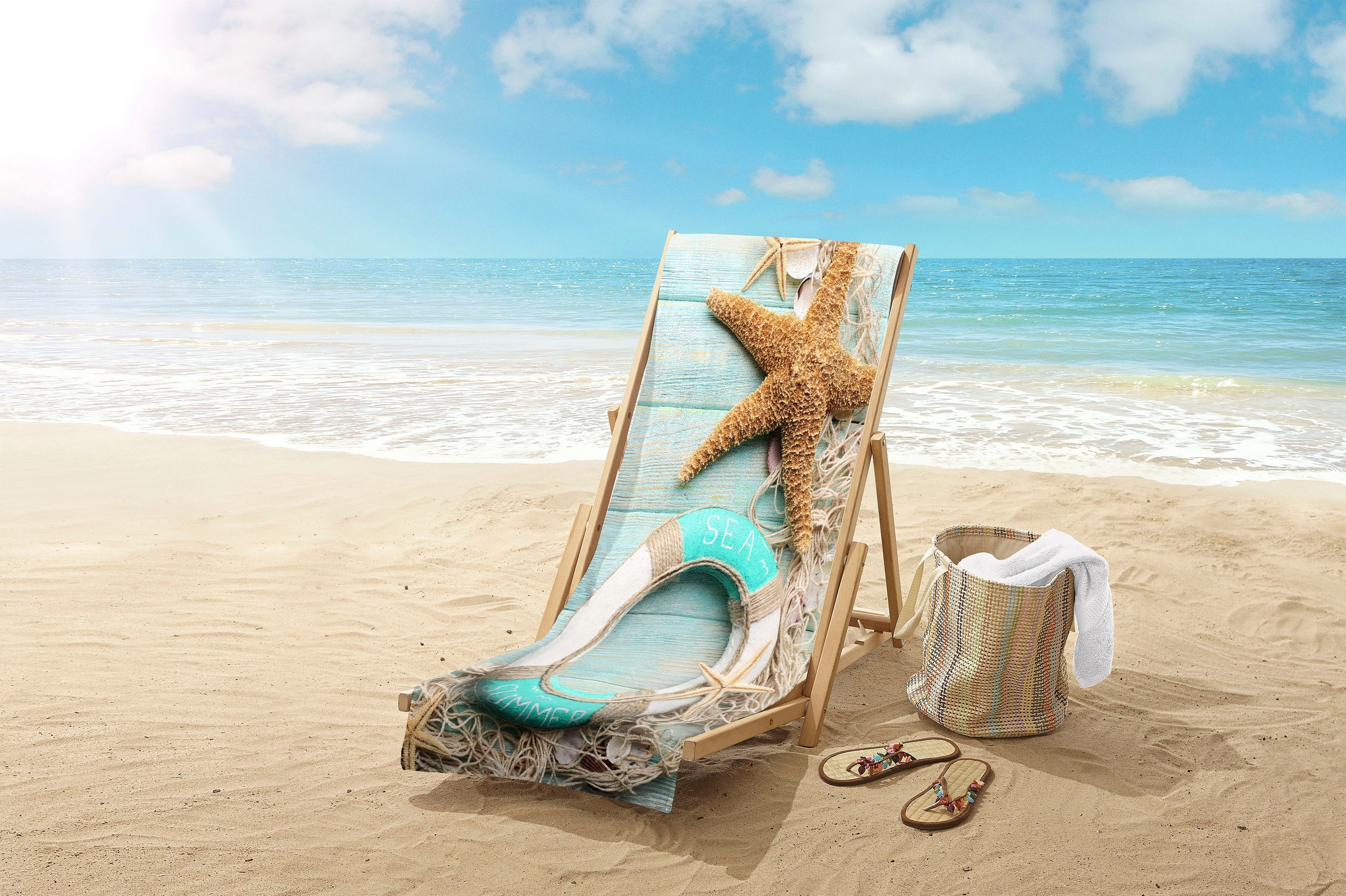 good morning Strandtuch "Jimmy" Mikrofaser, 100x180, Schnelltrocknend, Somm günstig online kaufen