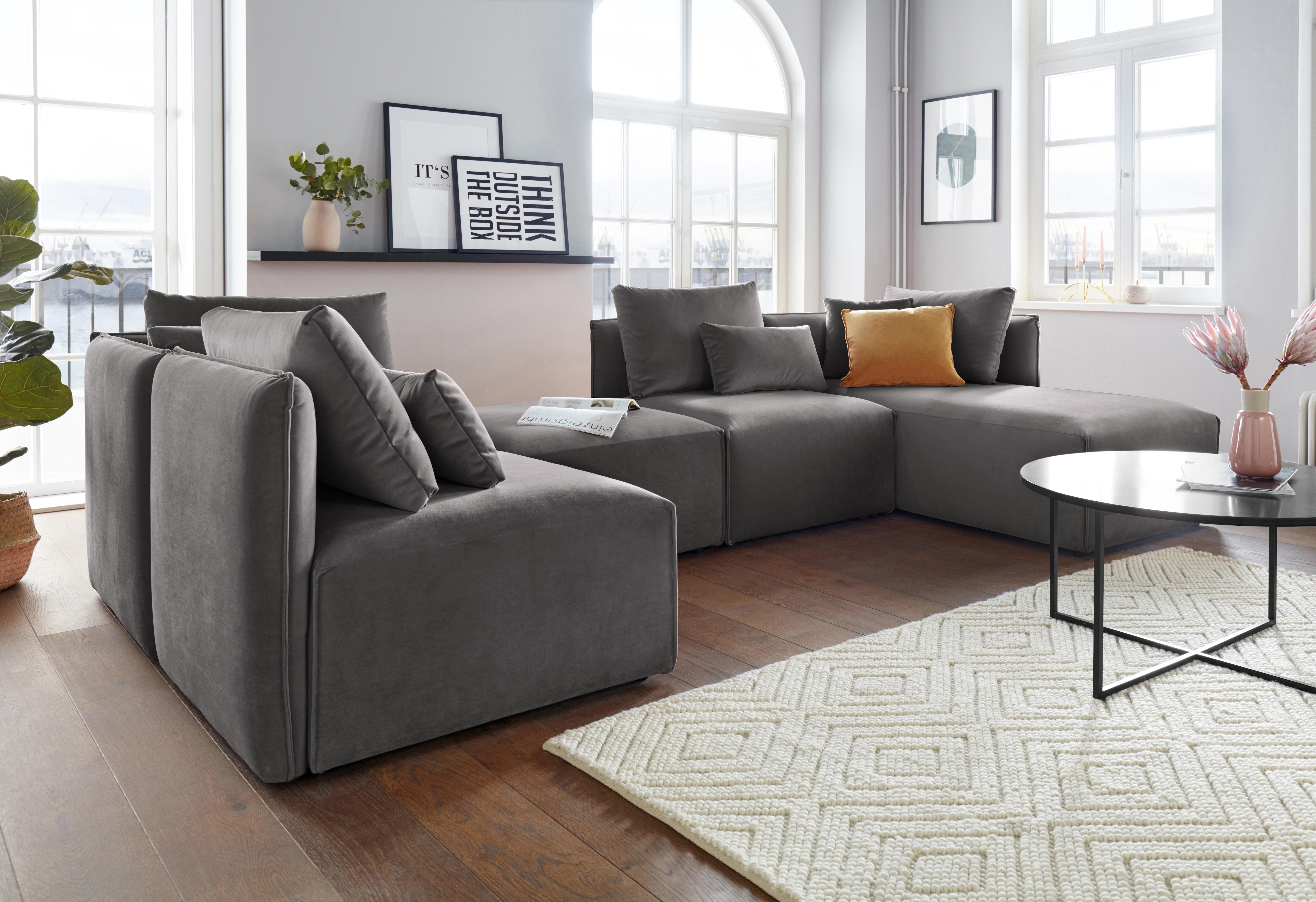 Thumbnail - OTTO home Sofa-Eckelement "Nöre" Modul - zum Zusammenstellen; in vielen Bezugsqualitäten und Farben