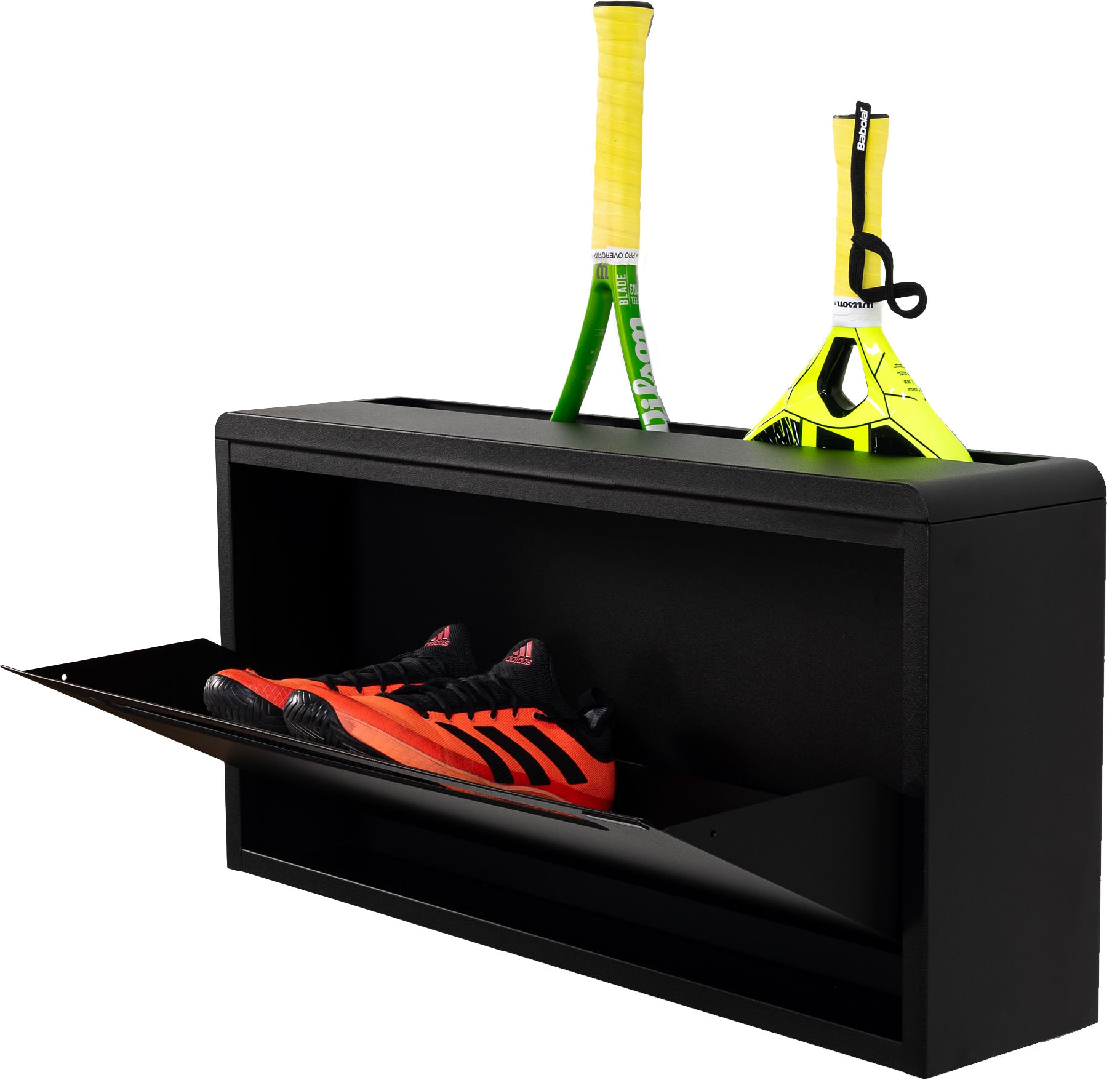 Spinder Design Schuhschrank »SPORTIVA«, Stahlschuhschrank für Sportschuhe und Zubehör