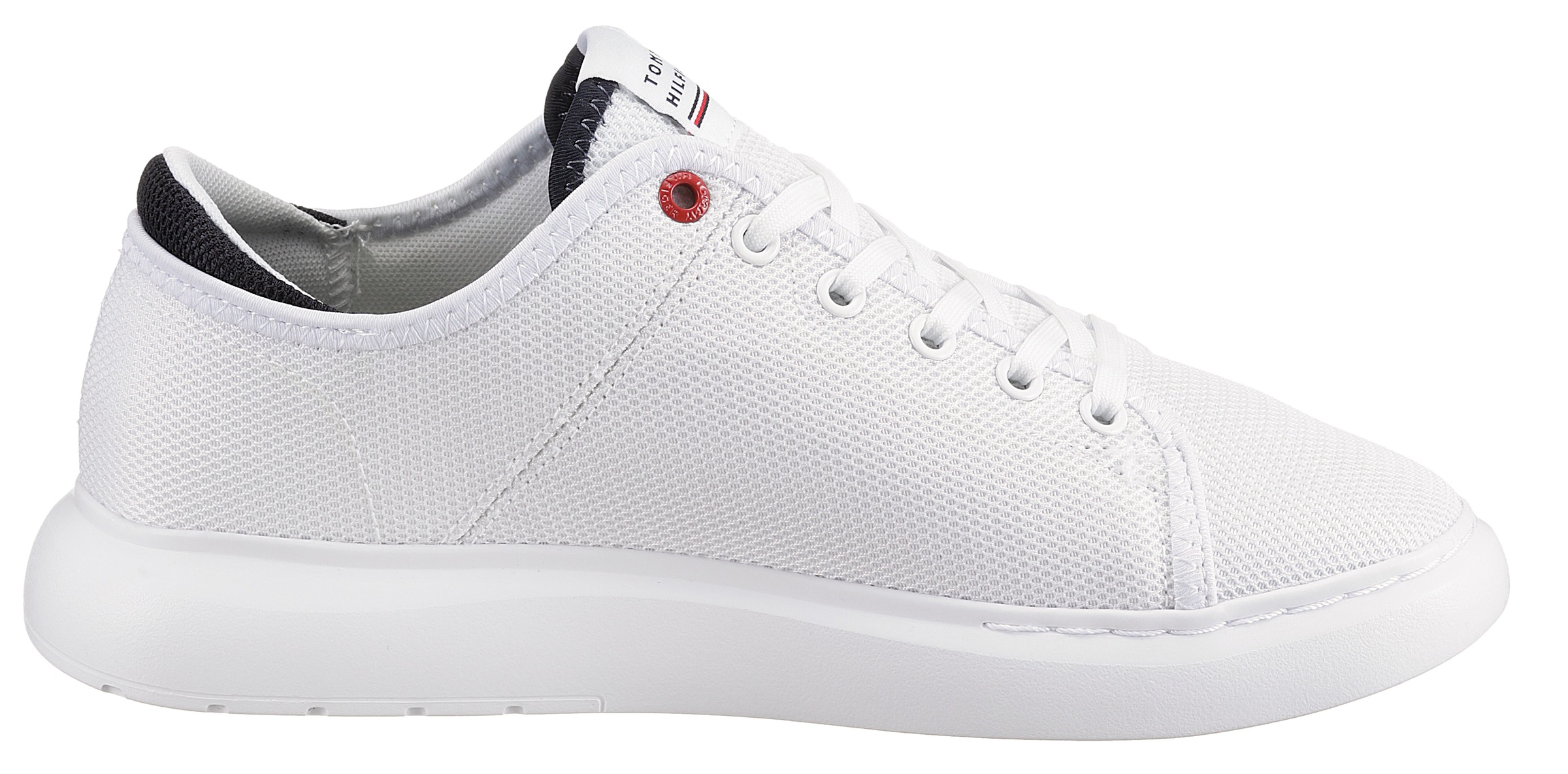 Tommy Hilfiger Sneaker »LIGHTWEIGHT TEXTILE CUPSOLE«, mit seitlicher Logostickerei
