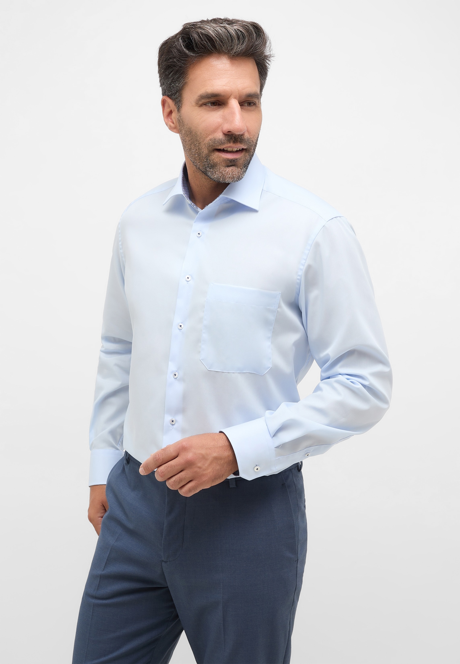 Eterna Langarmhemd "COMFORT FIT", NON IRON (bügelfrei) günstig online kaufen
