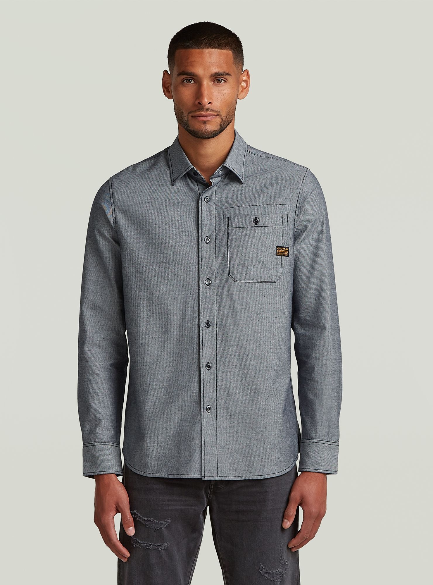 G-STAR Langarmshirt "Bristum 2.0 Slim Hemd"