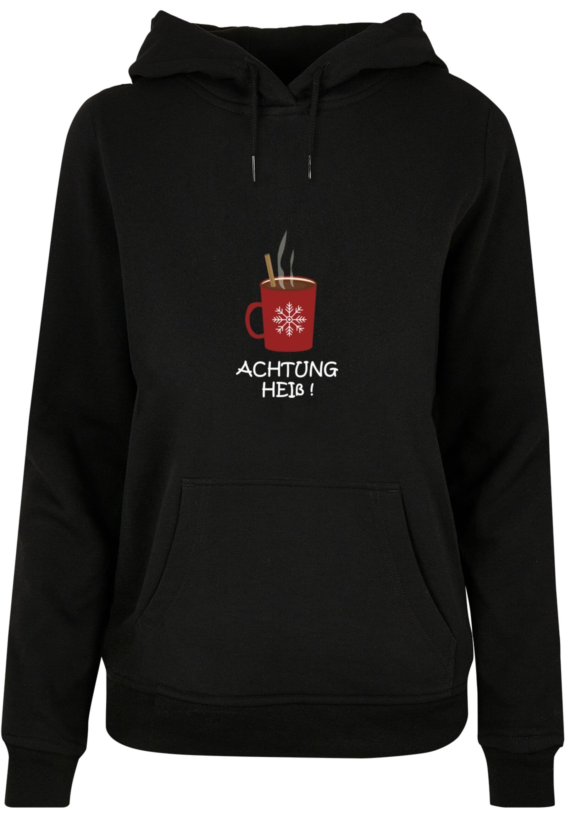 Merchcode Kapuzenpullover "Merchcode Damen Ladies Achtung heiss Basic Hoody günstig online kaufen