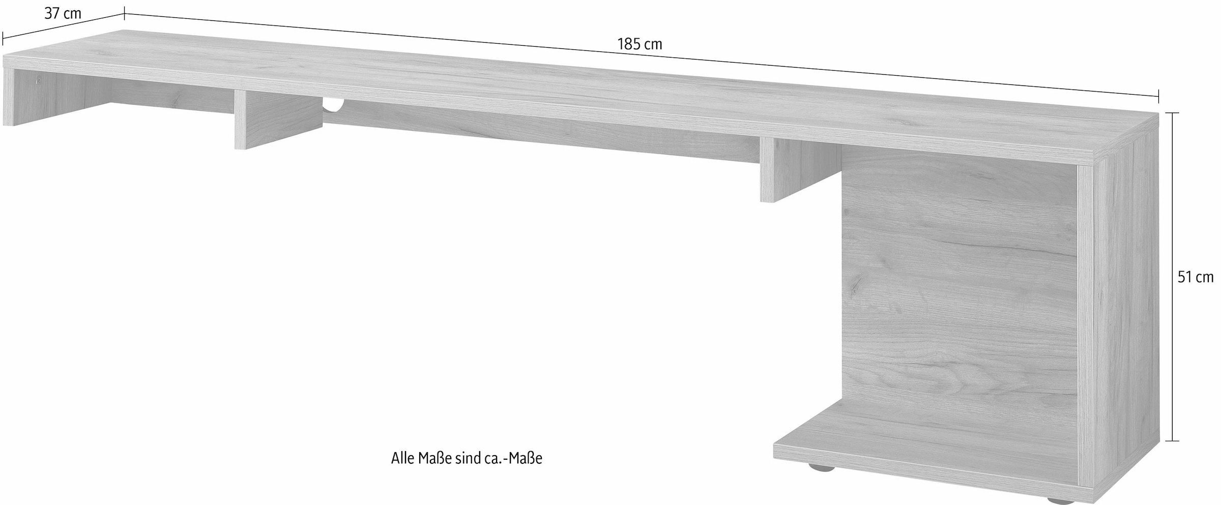 GERMANIA TV-Board »Design2«, Breite ca. 185 cm