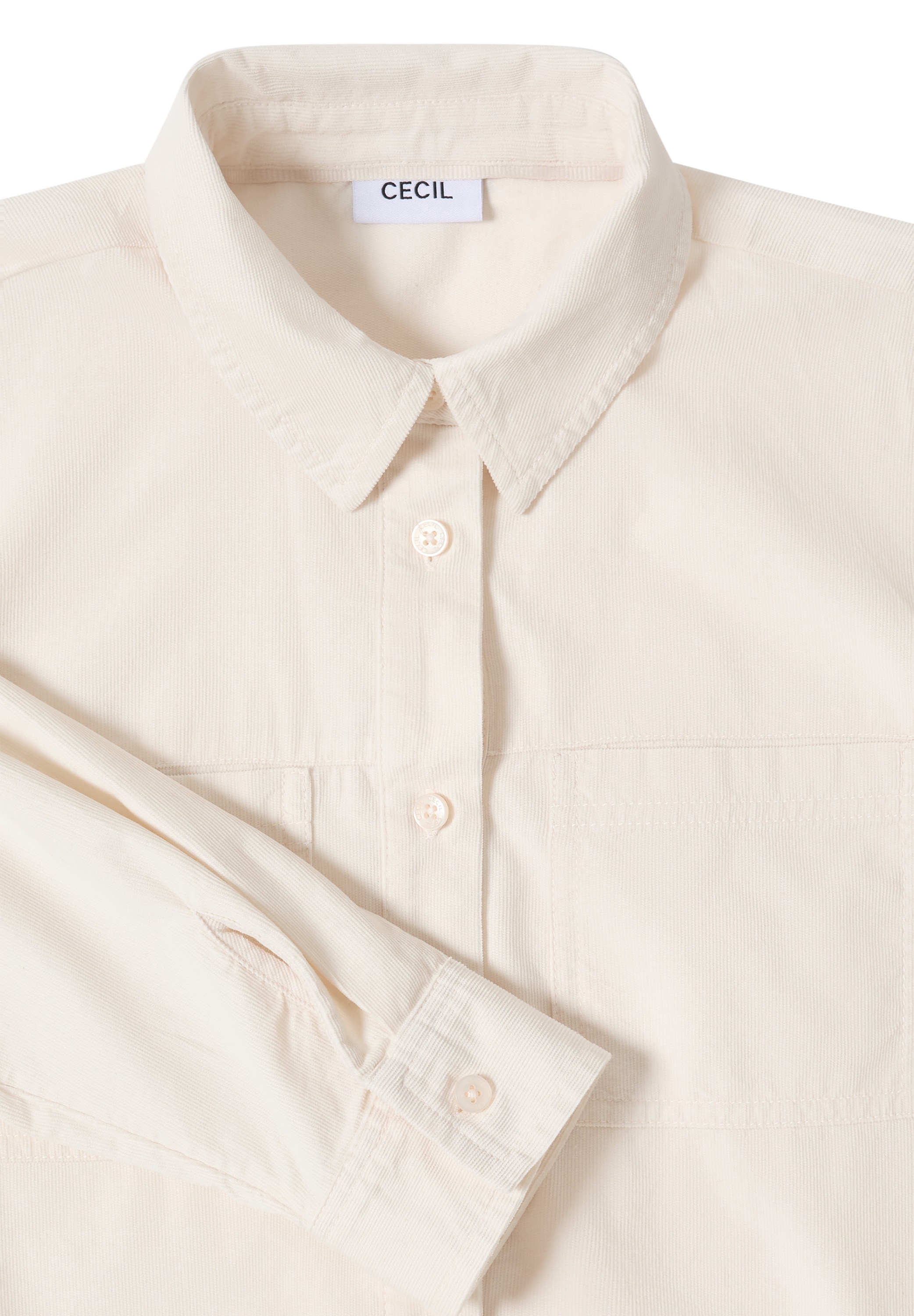 Cecil Hemdbluse aus softem Feincord