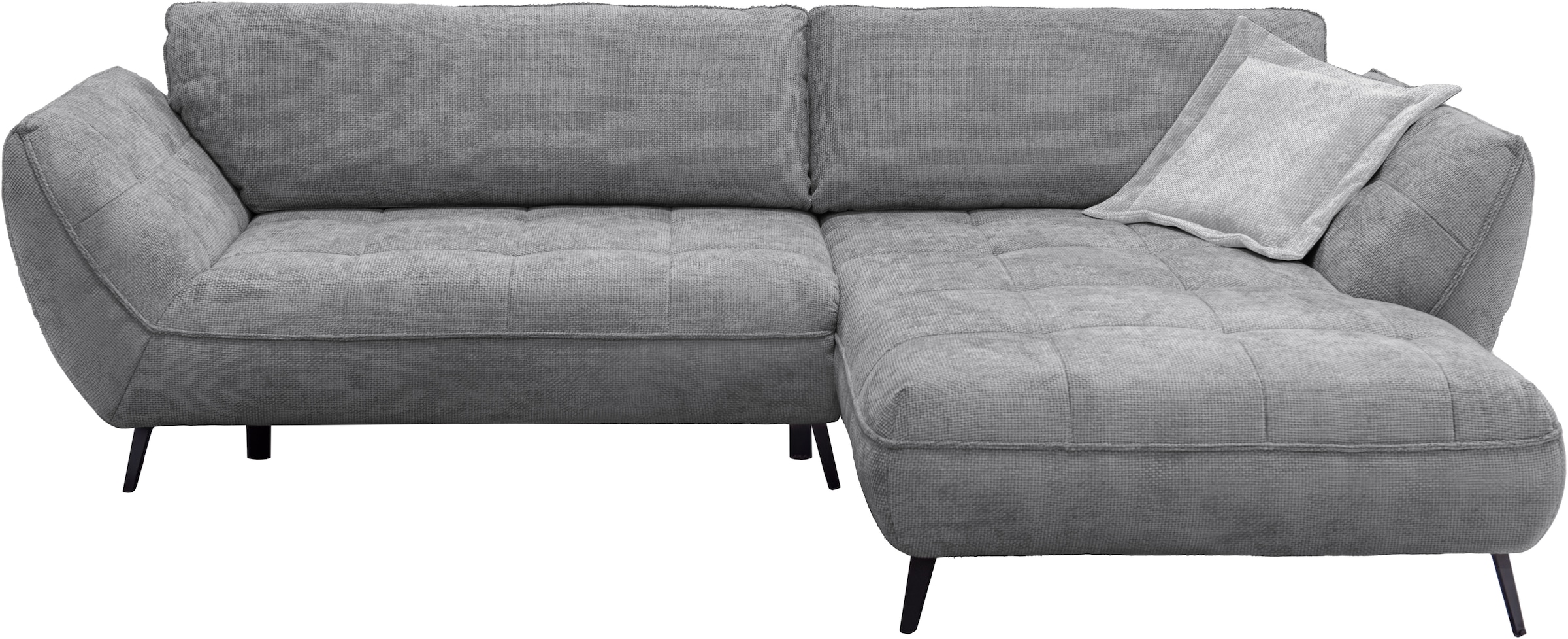 exxpo - sofa fashion Ecksofa »Samoa, bequem und modern, mit Easy-Lift-Bettfunktion, L-Form«, Ecksofa Samoa, inkl. Bettfunktion, Bettkasten und Rückenkissen