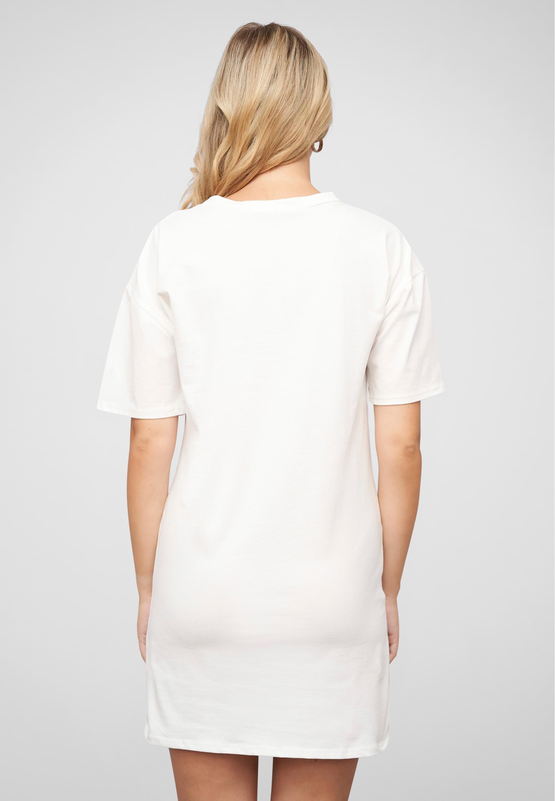 CLOUD 5IVE T-Shirt »CLOUD 5IVE T-Shirt-Kleid mit Free Yourself Butterfly Print« 1 Stk.