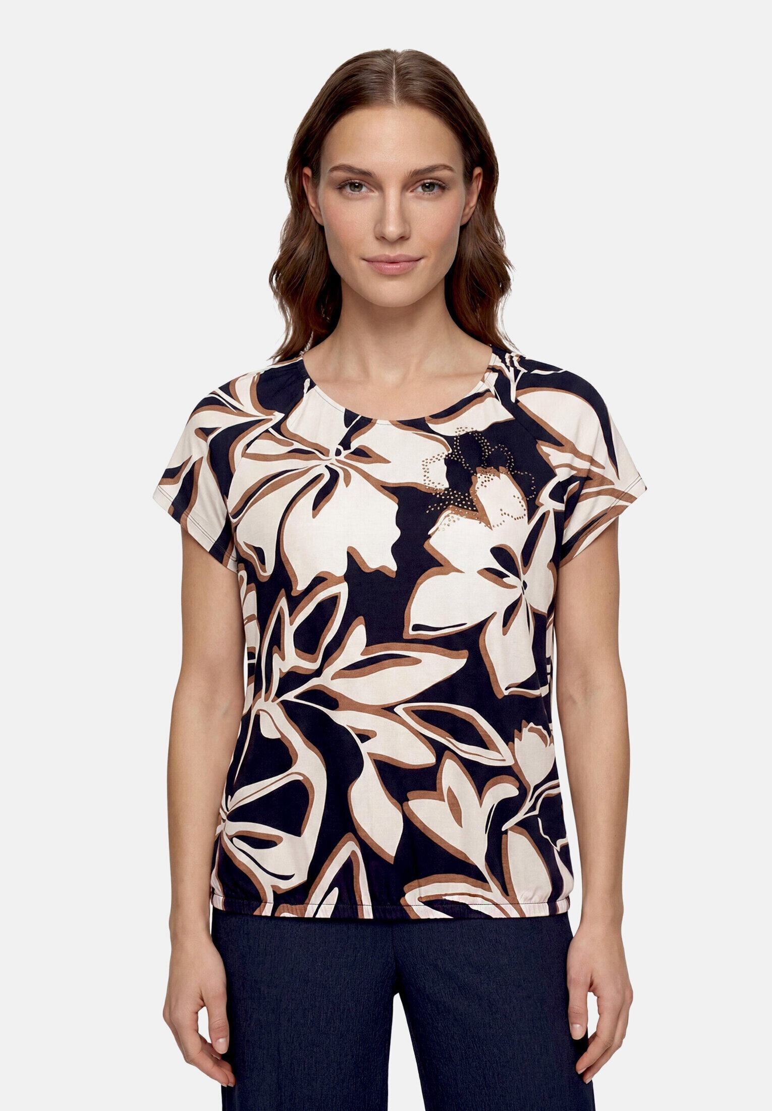 Betty Barclay Kurzarmshirt »Damen mit Gummizug« 1