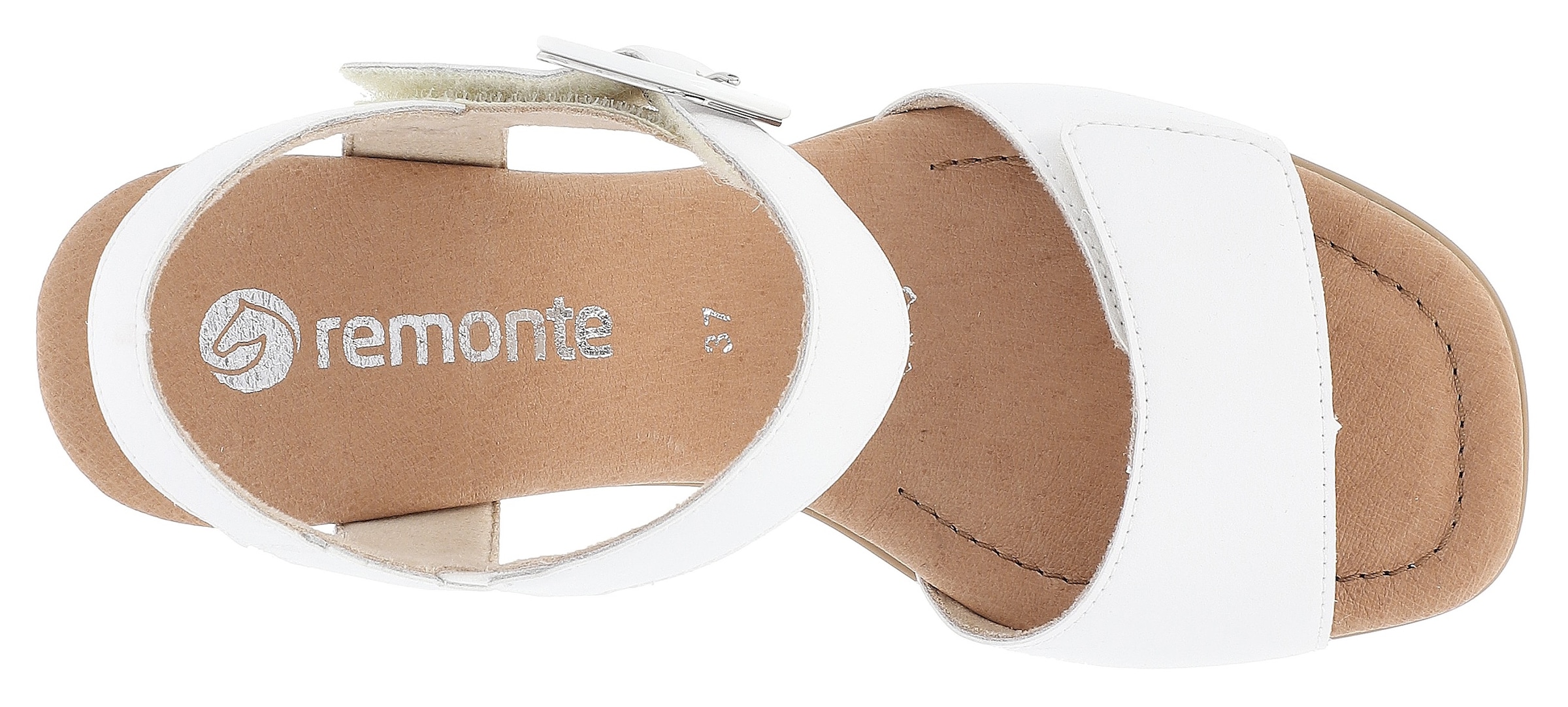 Remonte Sandalette »ELLE-Collection«, Blockabsatz, Sommerschuh, Sandale, Abendschuh mit Klettverschluss