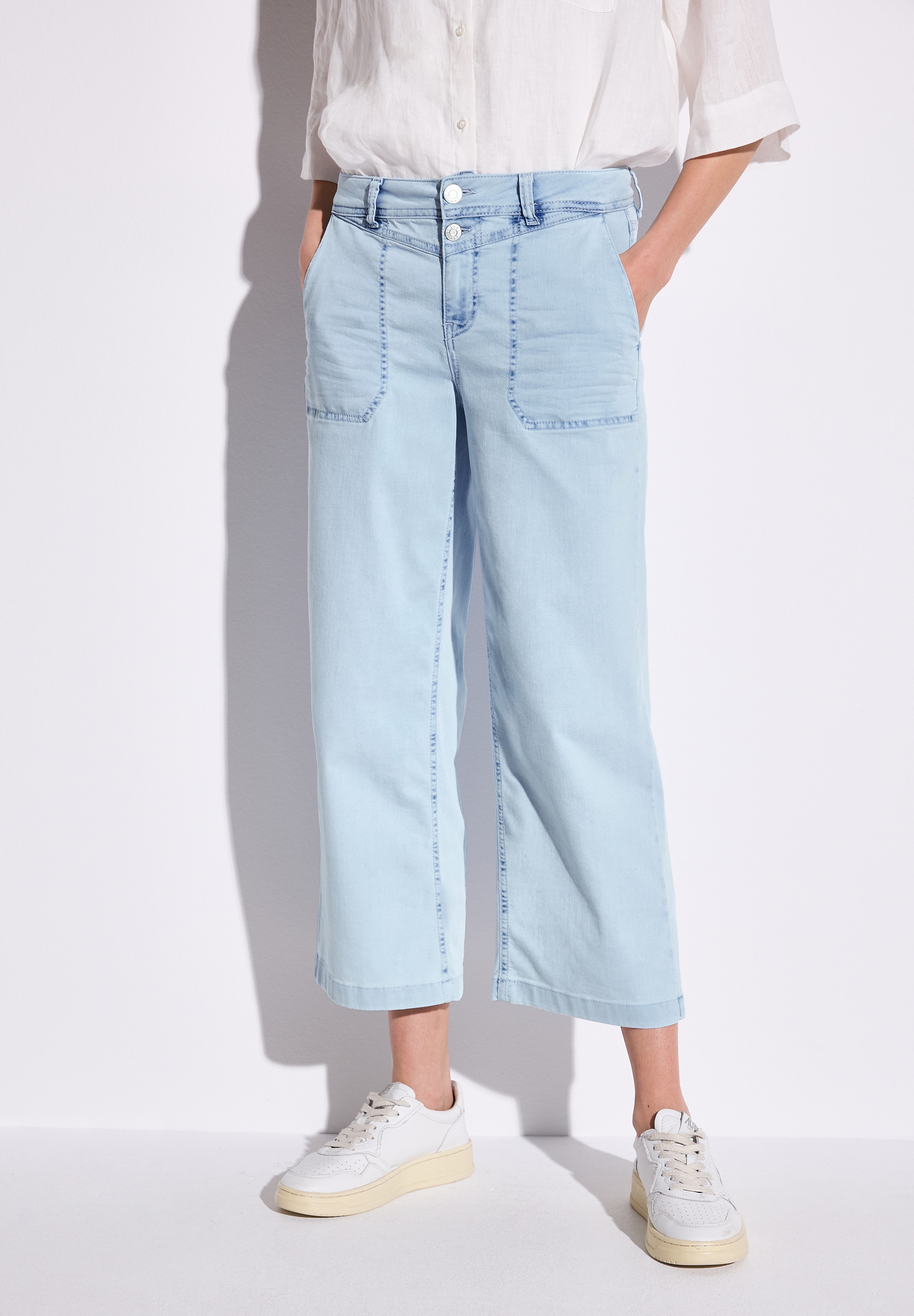 STREET ONE Comfort-fit-Jeans, Middle Waist