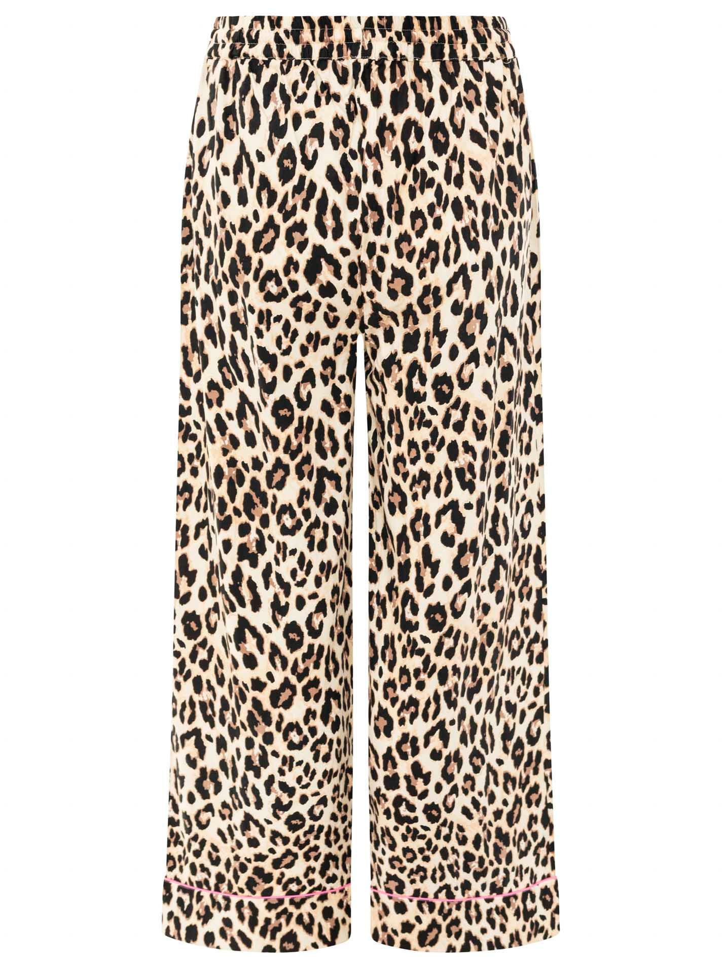 Zwillingsherz Pyjama »Cozy Leo« Leo-Muster, Oberteil mit Knöpfen, Hose mit elastischem Bund