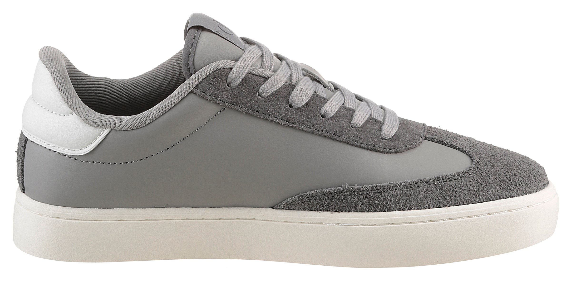 Calvin Klein Jeans Sneaker »CLASSIC CUPLOW LACEUP LTH FAD«, Basket-Sneaker, Schnürschuh, Freizeitschuh mit weichem Schaftrand