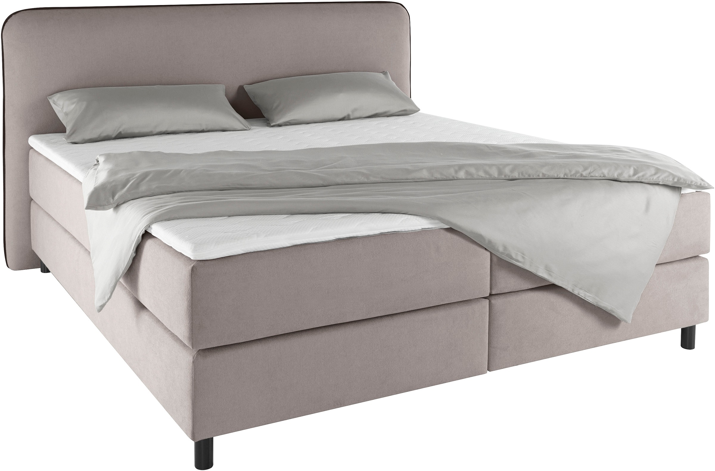 s.Oliver Boxspringbett »Kuhmo in verschiedenen Größen inkl. Topper« wahlweise mit Bonnell- oder TTFK-Matratze in H2, H3 o. H4 erhältlich