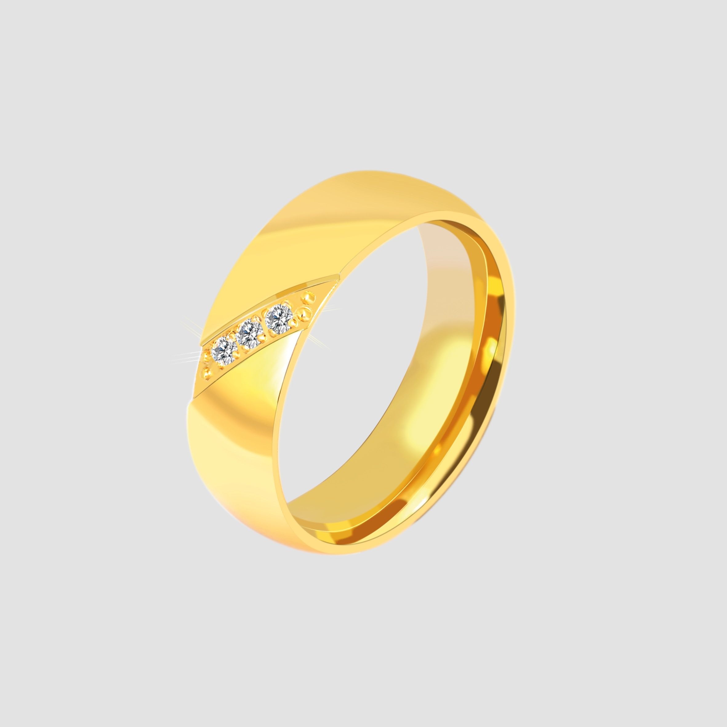 Adelia´s Fingerring »Damen Ring aus Edelstahl mit Strass Steinchen« Schöne Geschenkidee zum einfach so