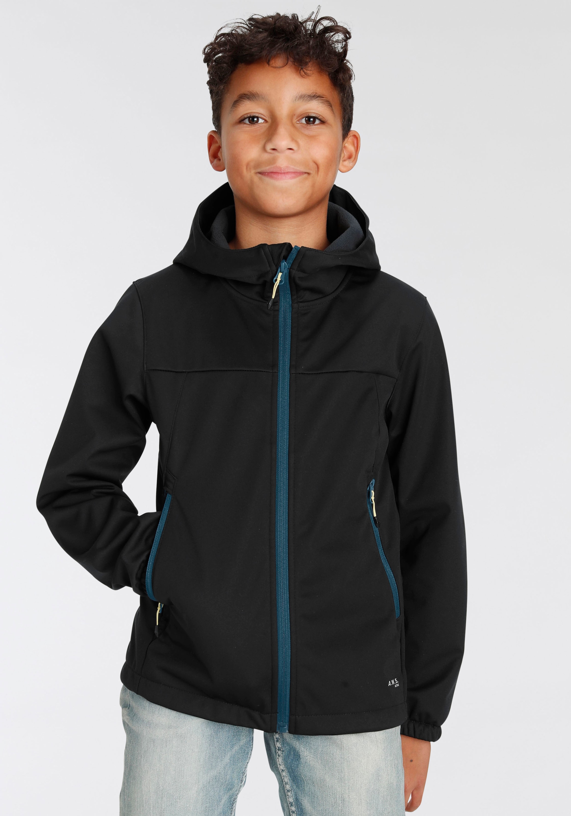 Icepeak Softshelljacke "KLINE für Kinder", (1 St.), mit Kapuze