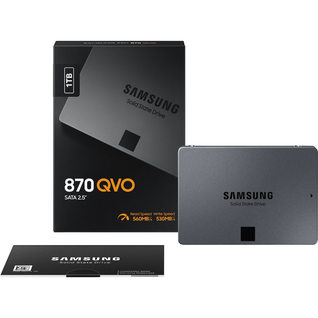 Samsung interne SSD »870 QVO«, 2,5 Zoll, Anschluss SATA