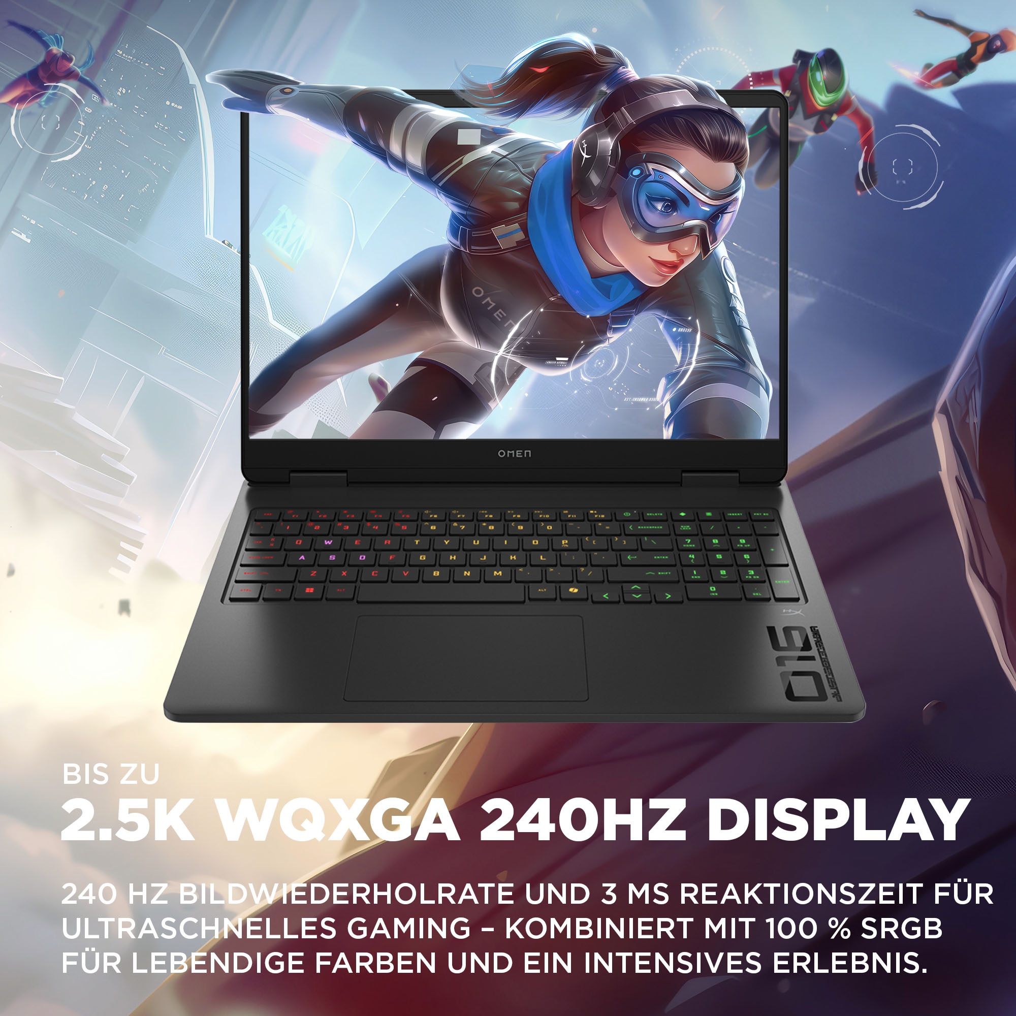 HP Gaming-Notebook »OMEN 16-am Intel«, 40,64 cm, / 16 Zoll, Intel, Core i7, GeForce RTX 5060, 1000 GB SSD
