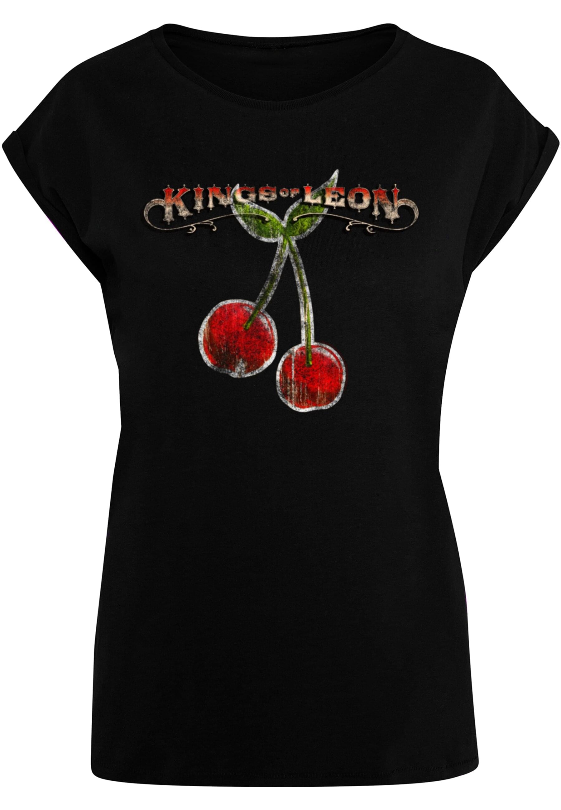 T-Shirt »Merchcode Damen Ladies Kings Of Leon - Cherries T-Shirt«, (1 tlg.)