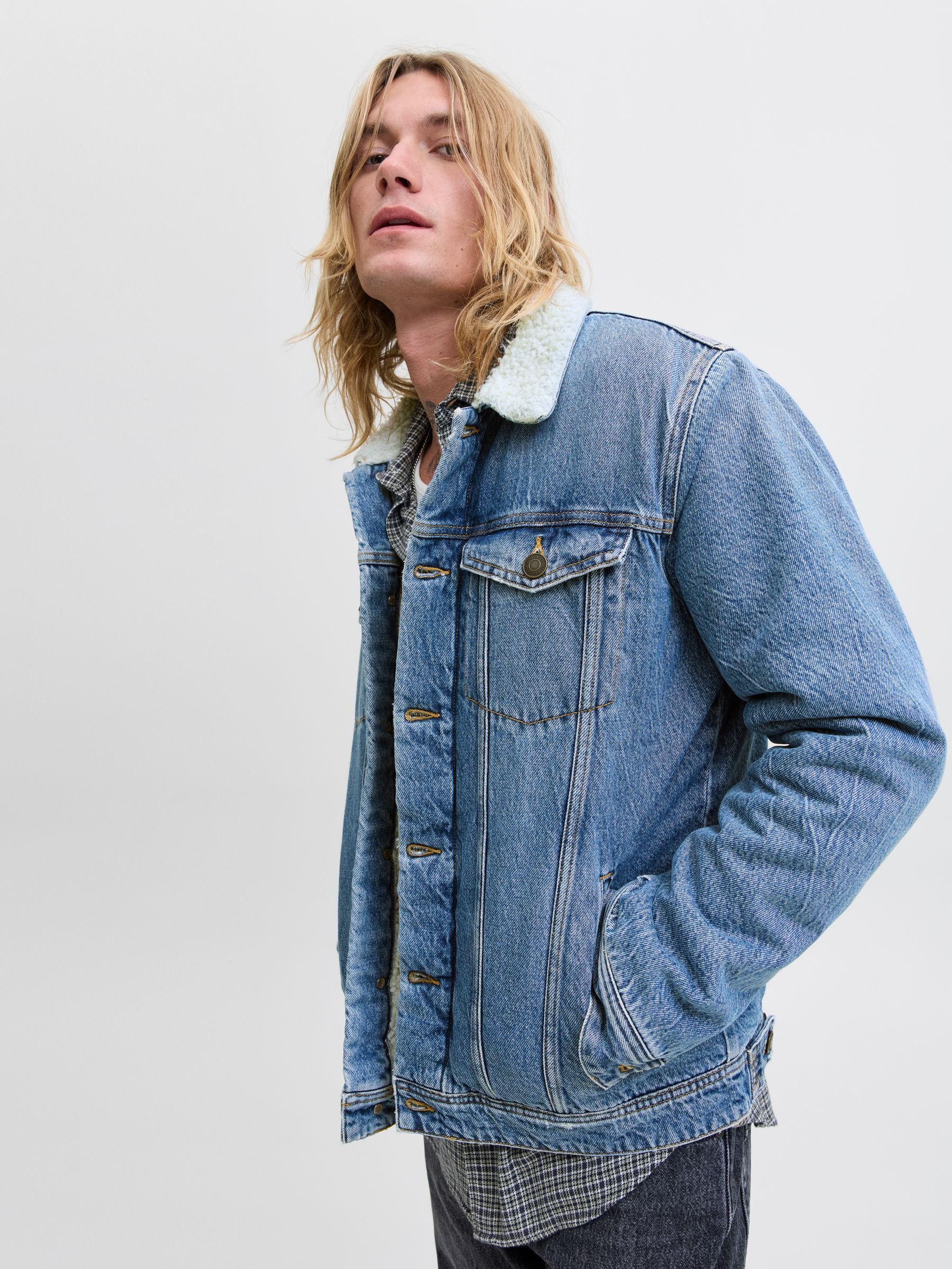 Jack & Jones Jeansjacke "JJIJEAN JJJACKET W. SHERPA AKM 024 SN" günstig online kaufen