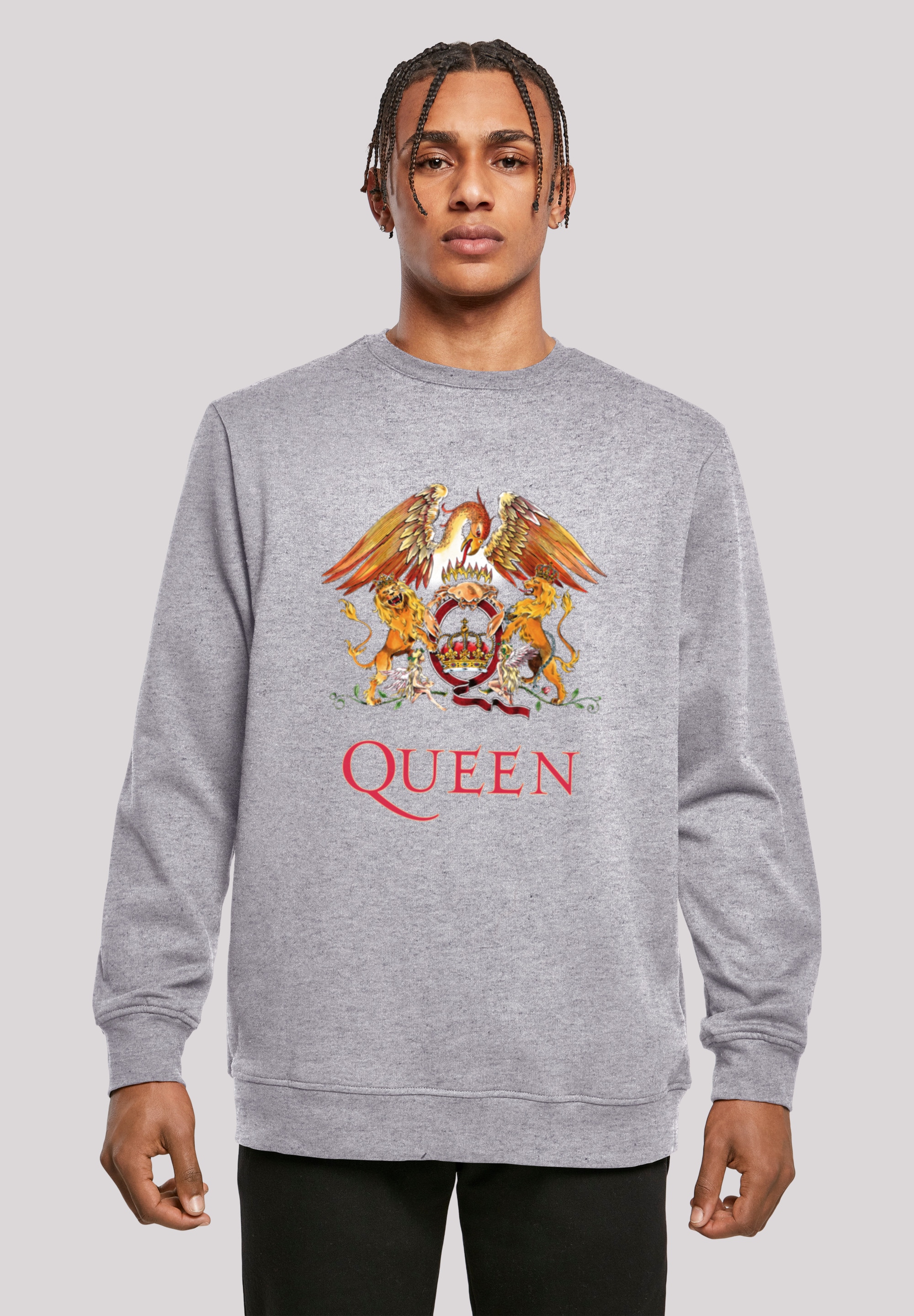 ▷ »Queen | Classic bestellen BAUR Rockband Black«, F4NT4STIC Kapuzenpullover Print Crest