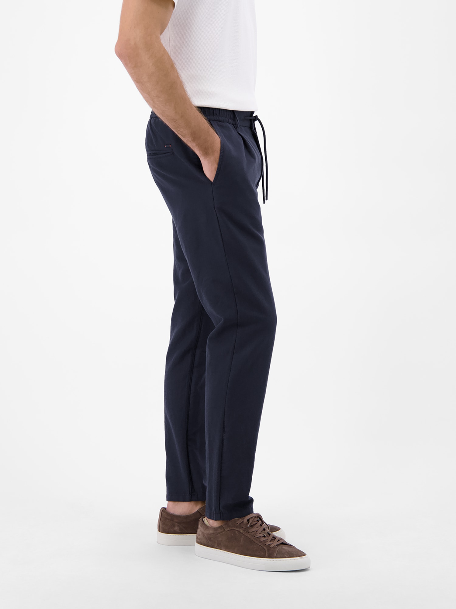 LERROS Chinohose »Leichte Chino mit Gürtelschlaufen, Baumwollmix«