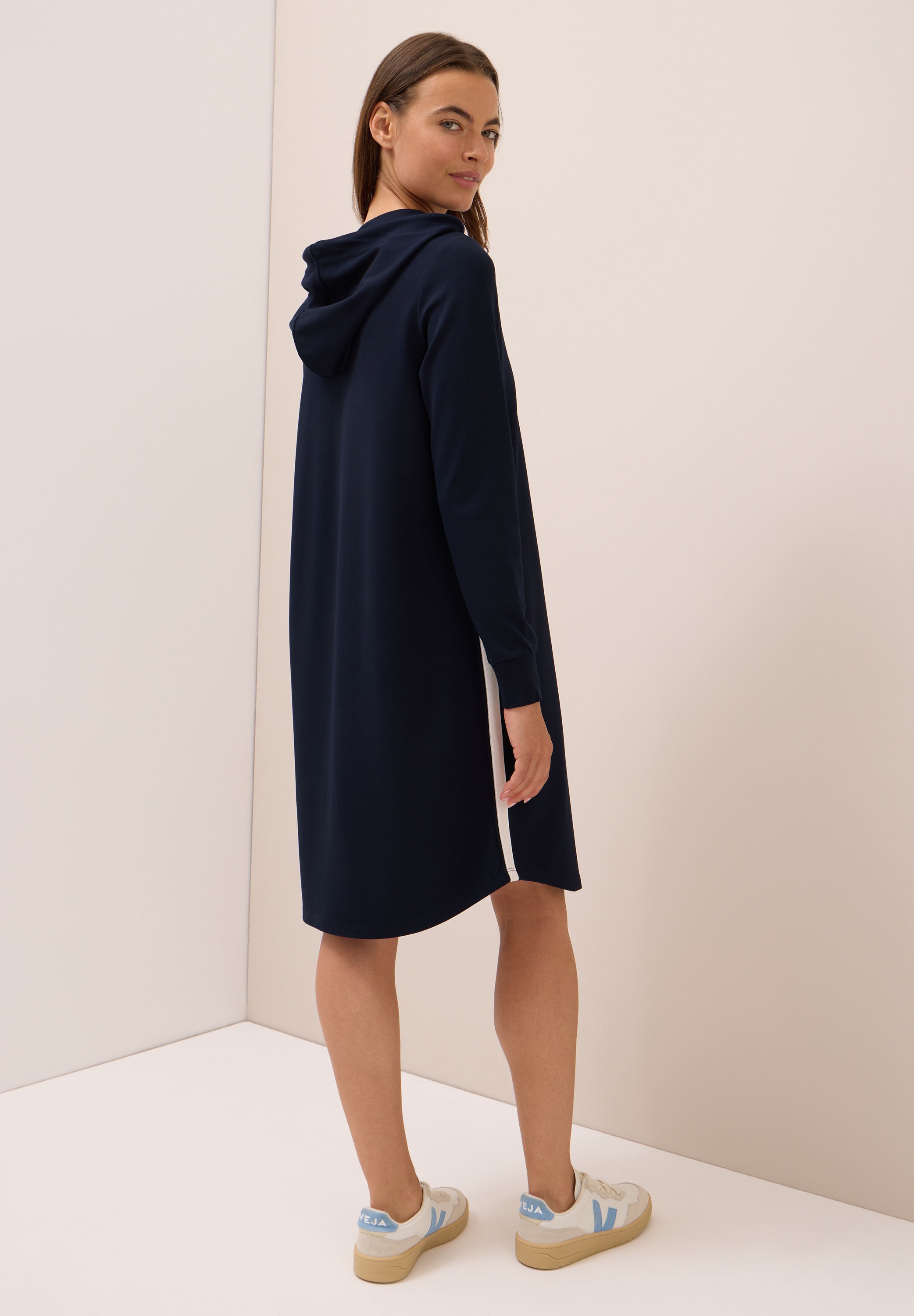Cecil Midikleid Ohne Taschen mit Kapuze