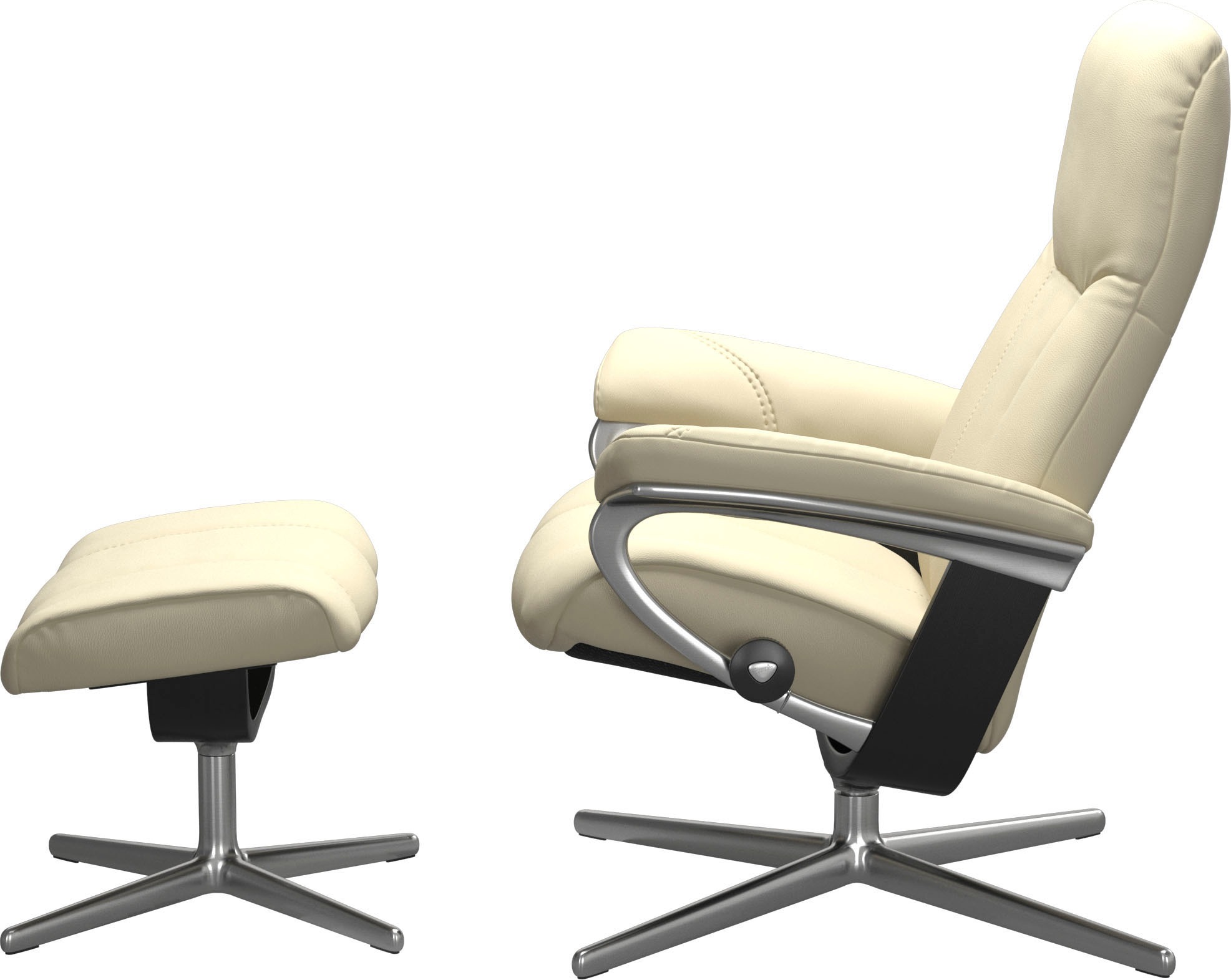 Stressless® Relaxsessel »Consul«, mit Cross Base, Größe S, M & L, Holzakzent Schwarz