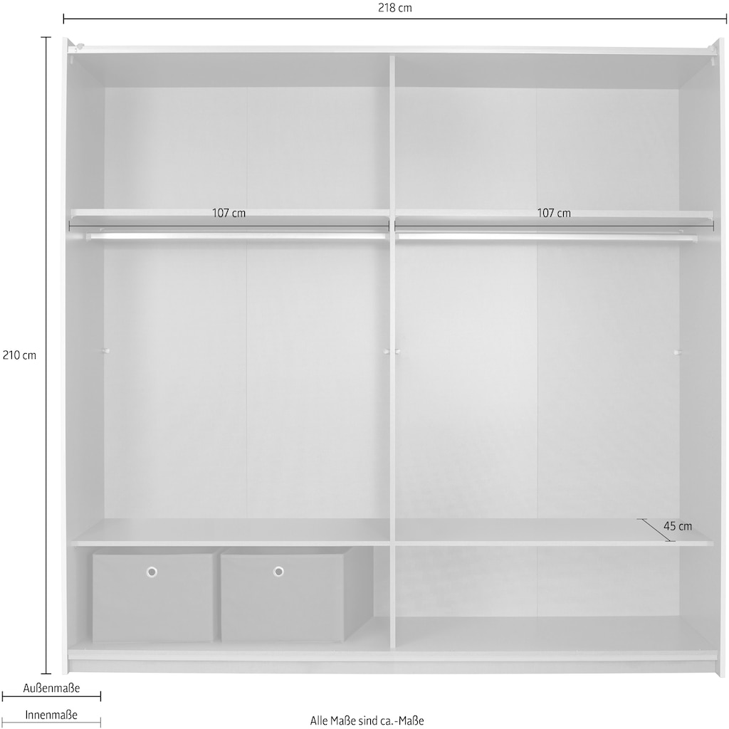 rauch Schwebetürenschrank »Astana«