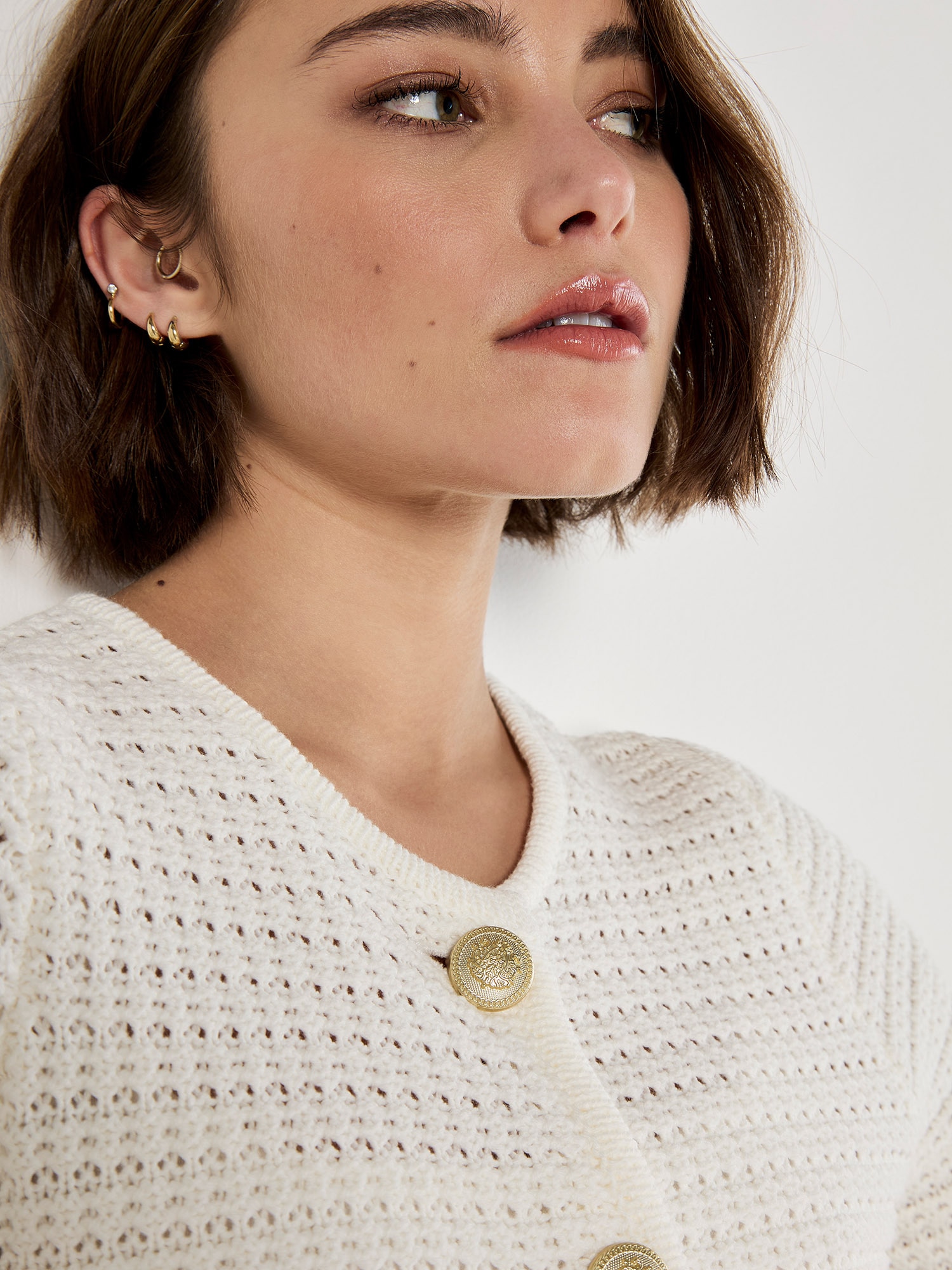 Apricot Cardigan »Waffelstrick-Cardigan« mit Taschen
