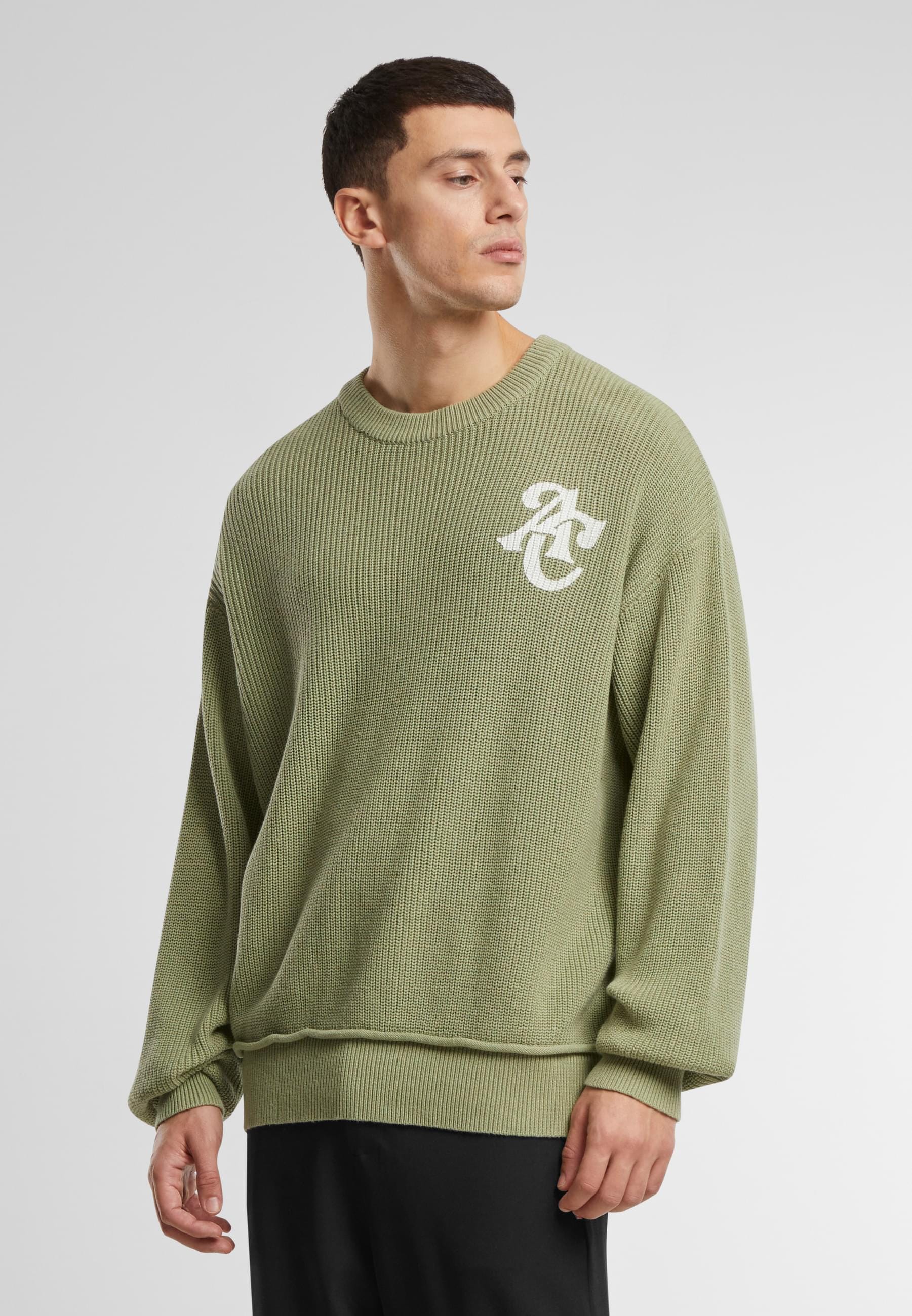 Another Cotton Lab Rundhalspullover »Another Cotton Lab Another Oversize Knit Sweatshirt«, (1 tlg.)
