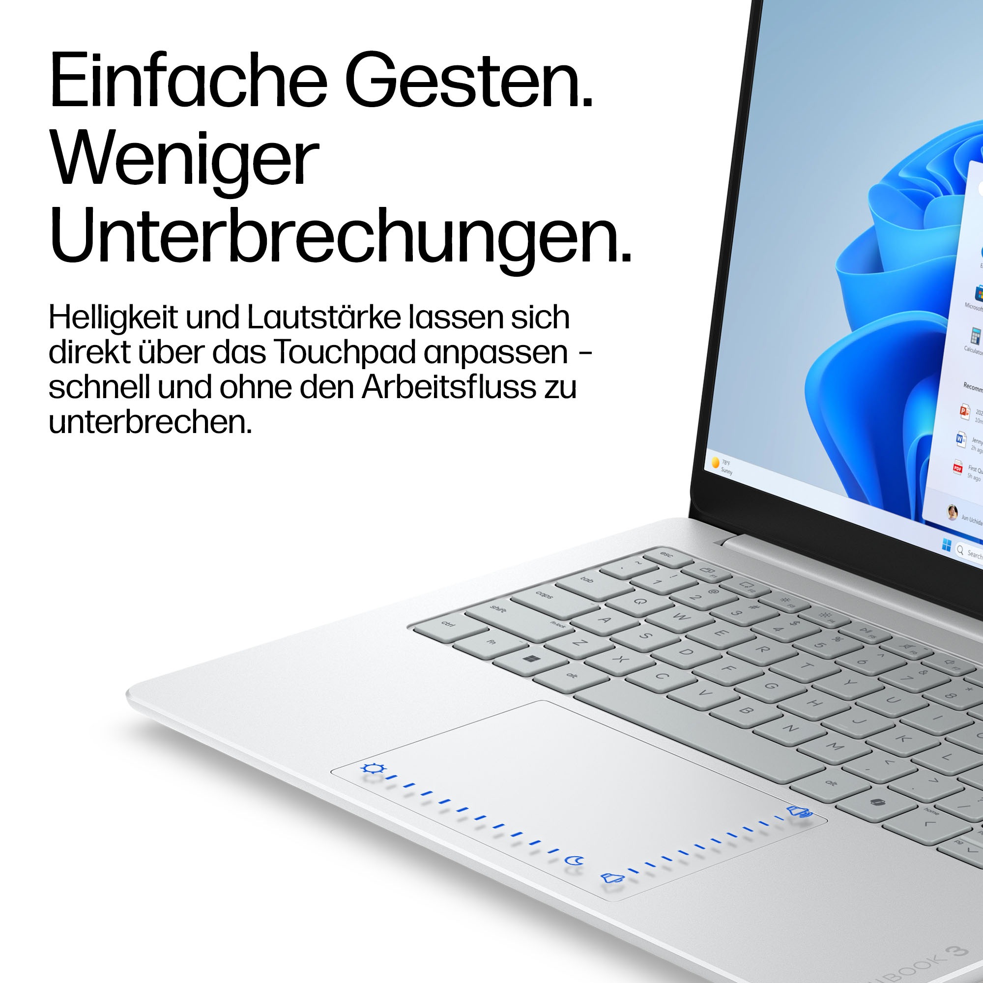HP Notebook »OmniBook 3 14-hz0351ngx« 35,6 cm / 14 ″ Snapdragon X Adreno 512 GB SSD
