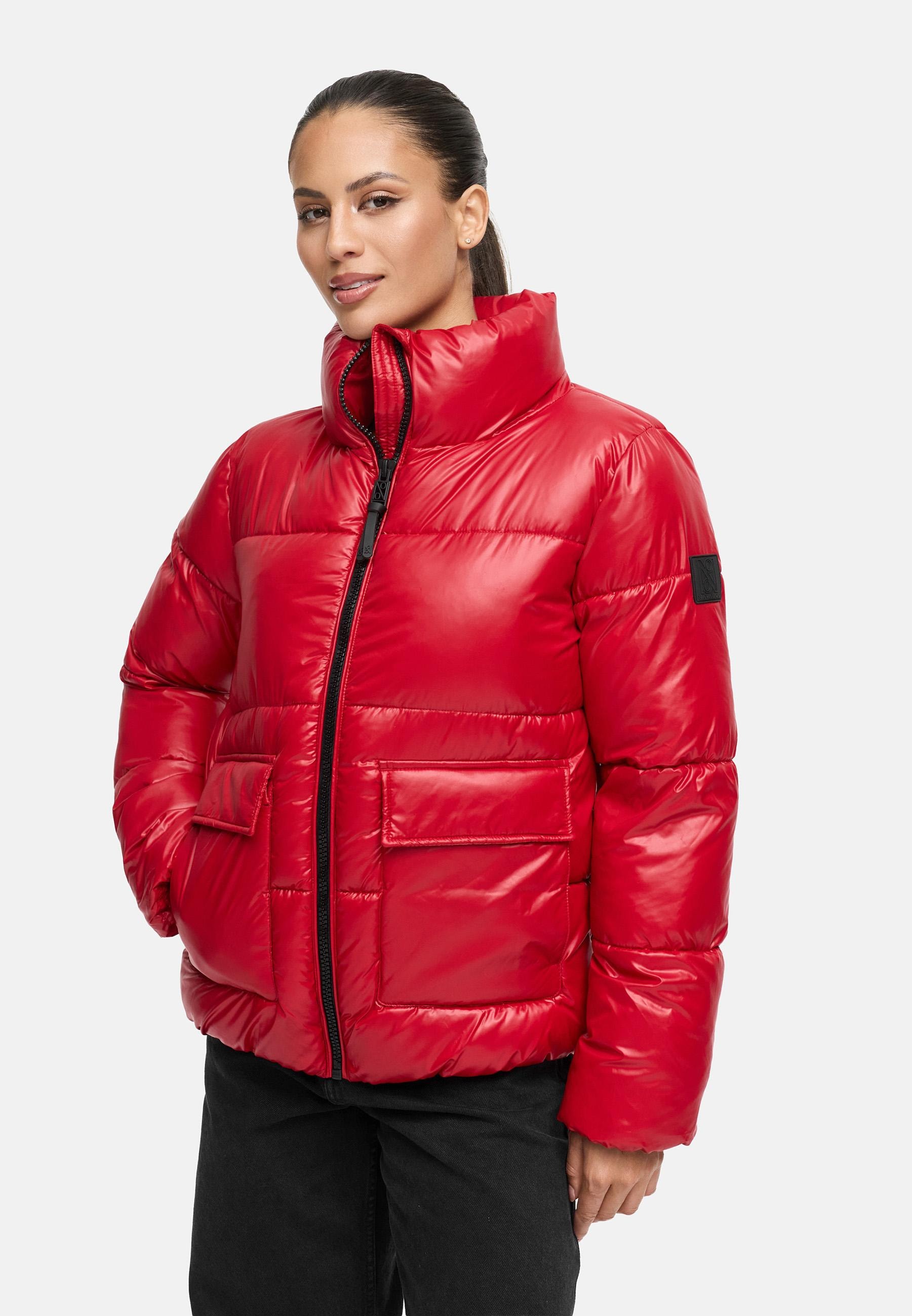 Navahoo Kurzjacke »Eispracht 14«, ohne Kapuze, Kurze gesteppte Damen Winterjacke