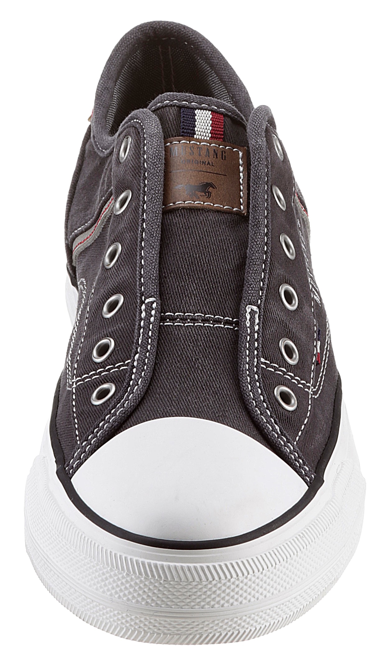 Mustang Shoes Slip-On Sneaker mit Synthetikfersenfleck | BAUR