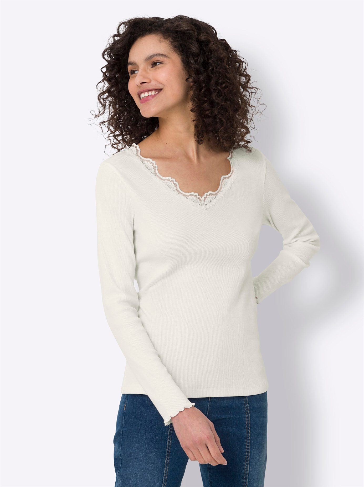heine Langarmshirt »Langarm-Shirt«, (1 tlg.)