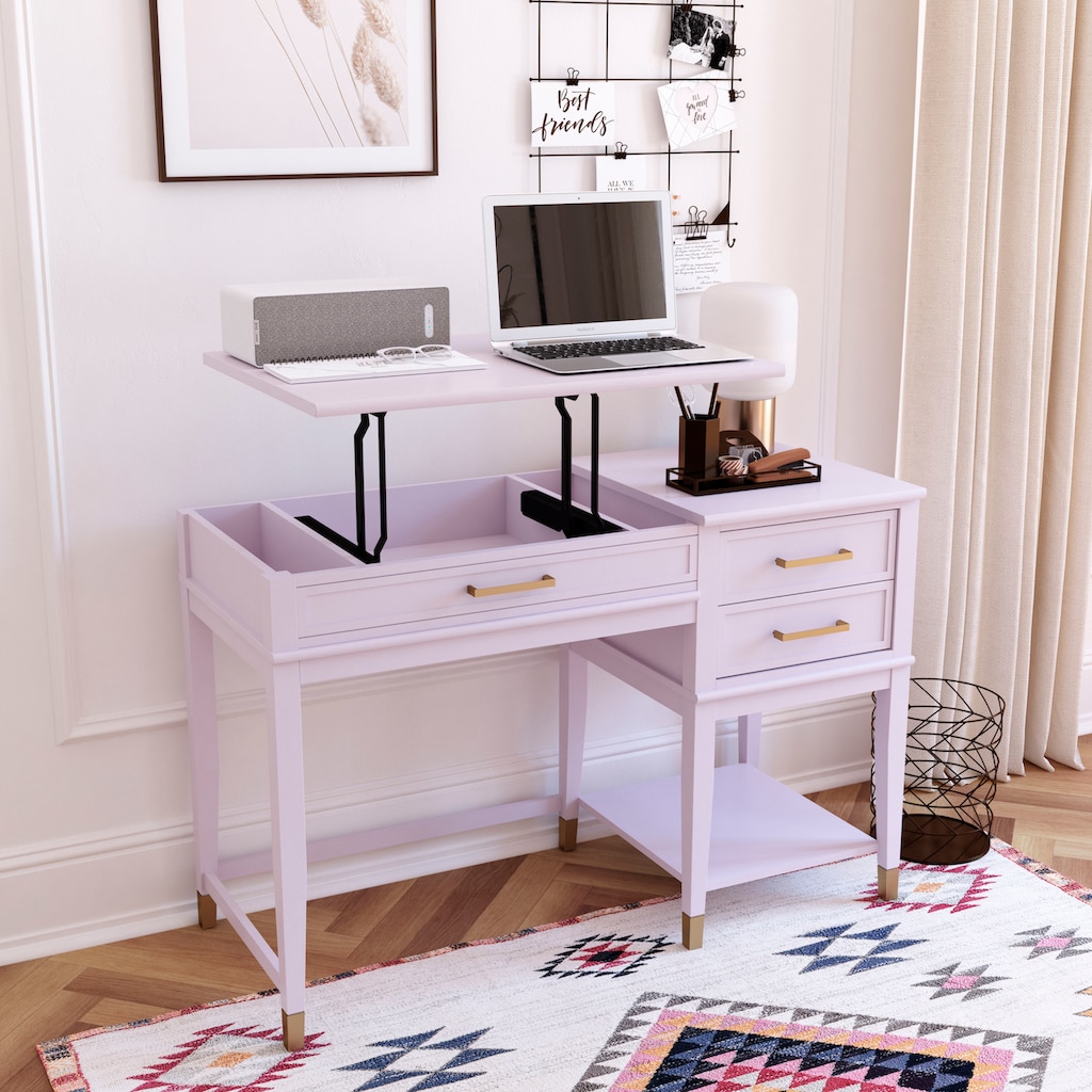 Wohnen Büromöbel CosmoLiving by Cosmopolitan Schreibtisch »Westerleigh«, mit höhenverstellbarer Tischplatte, mit 1 Schublade und
