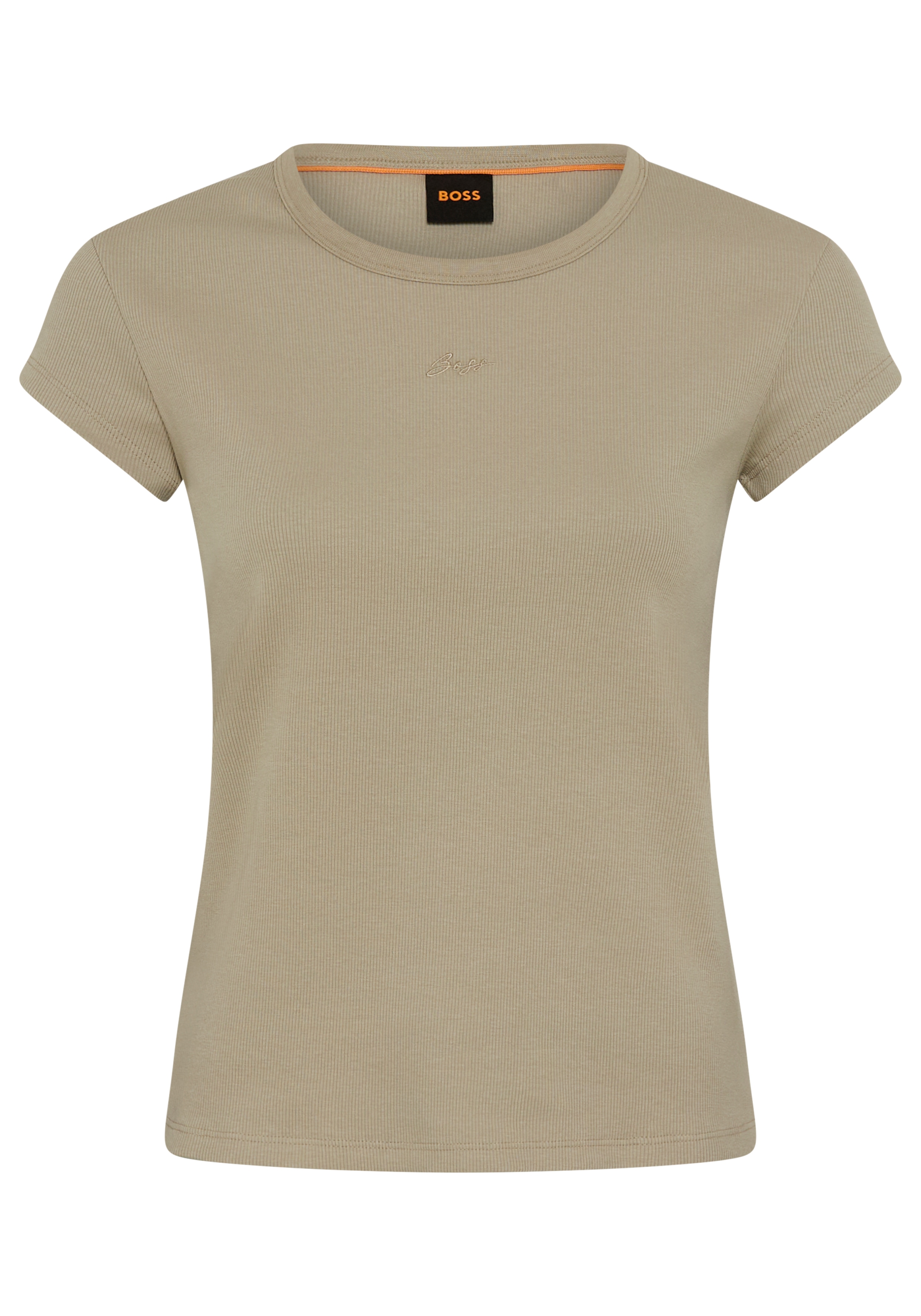 BOSS ORANGE "Ecute Premium Damenmode" Slim Fit mit Rundhalsausschnitt