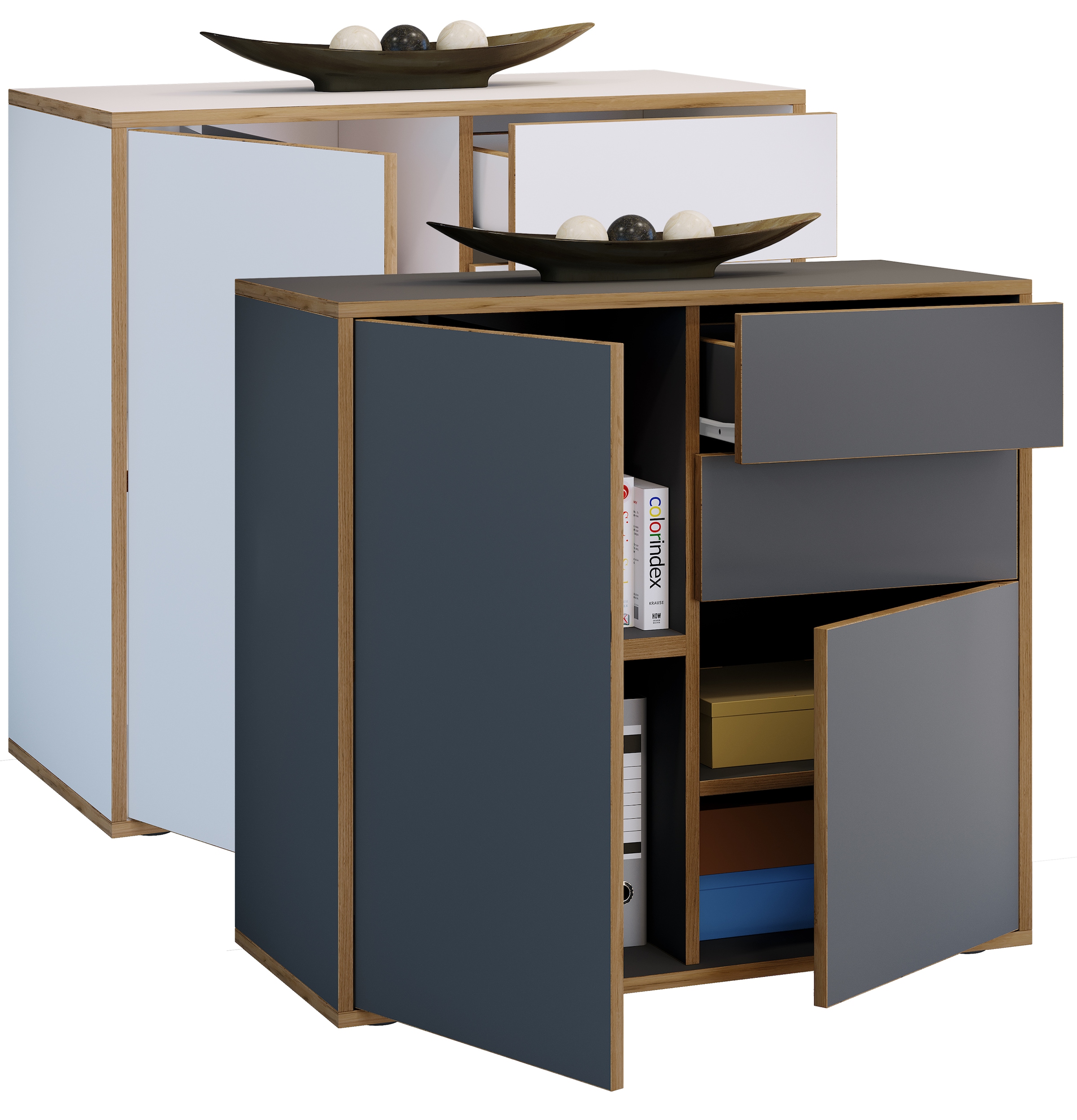 VCM Kommode »Holz Kommode Sideboard Salia Breite 80 Schublade«