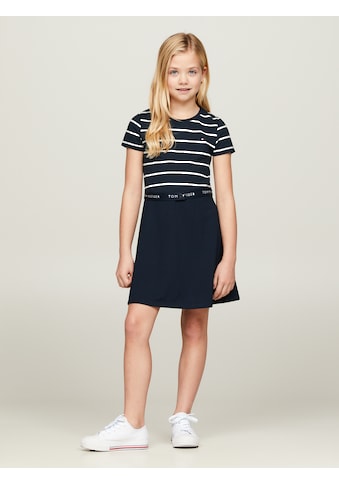 Jerseykleid »ESSENTIAL SKATER DRESS«, mit Markenlabel am Bund