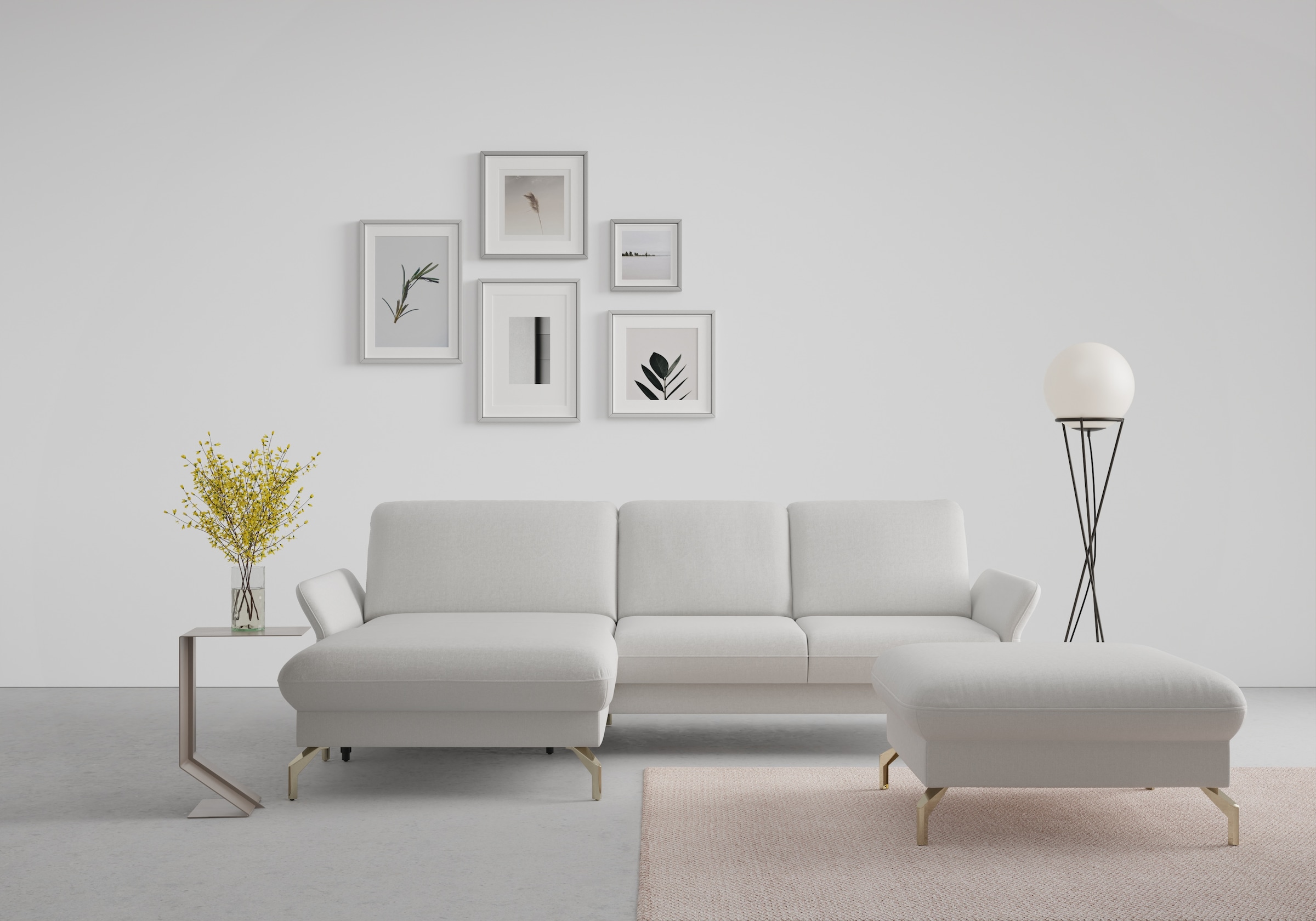 sit&more Ecksofa Fashion L-Form, wahlweise mit Kopfteilverstellung, Vorzieh günstig online kaufen