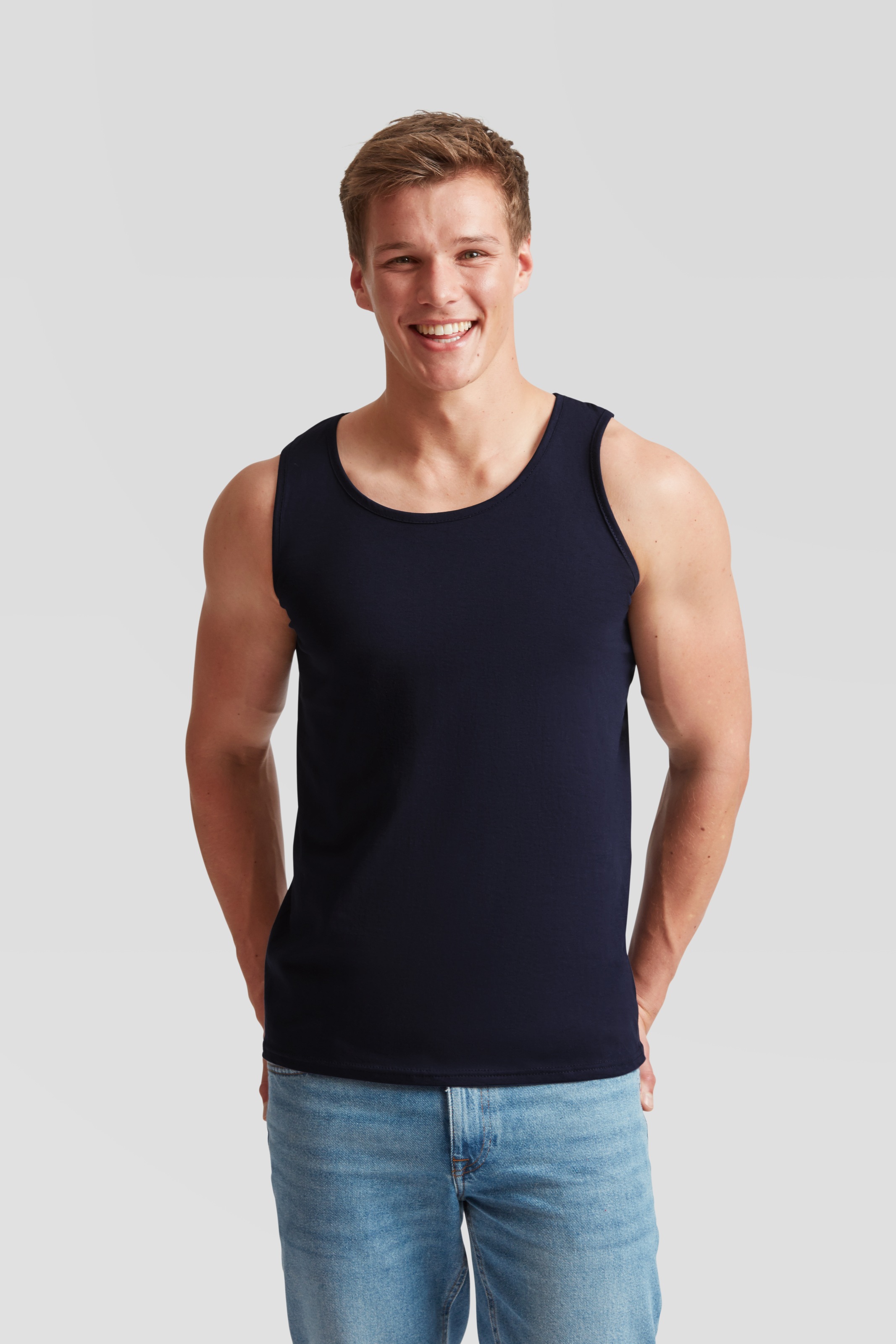 Fruit of the Loom Tanktop, (Packung, 2 tlg.), aus reiner Baumwolle günstig online kaufen