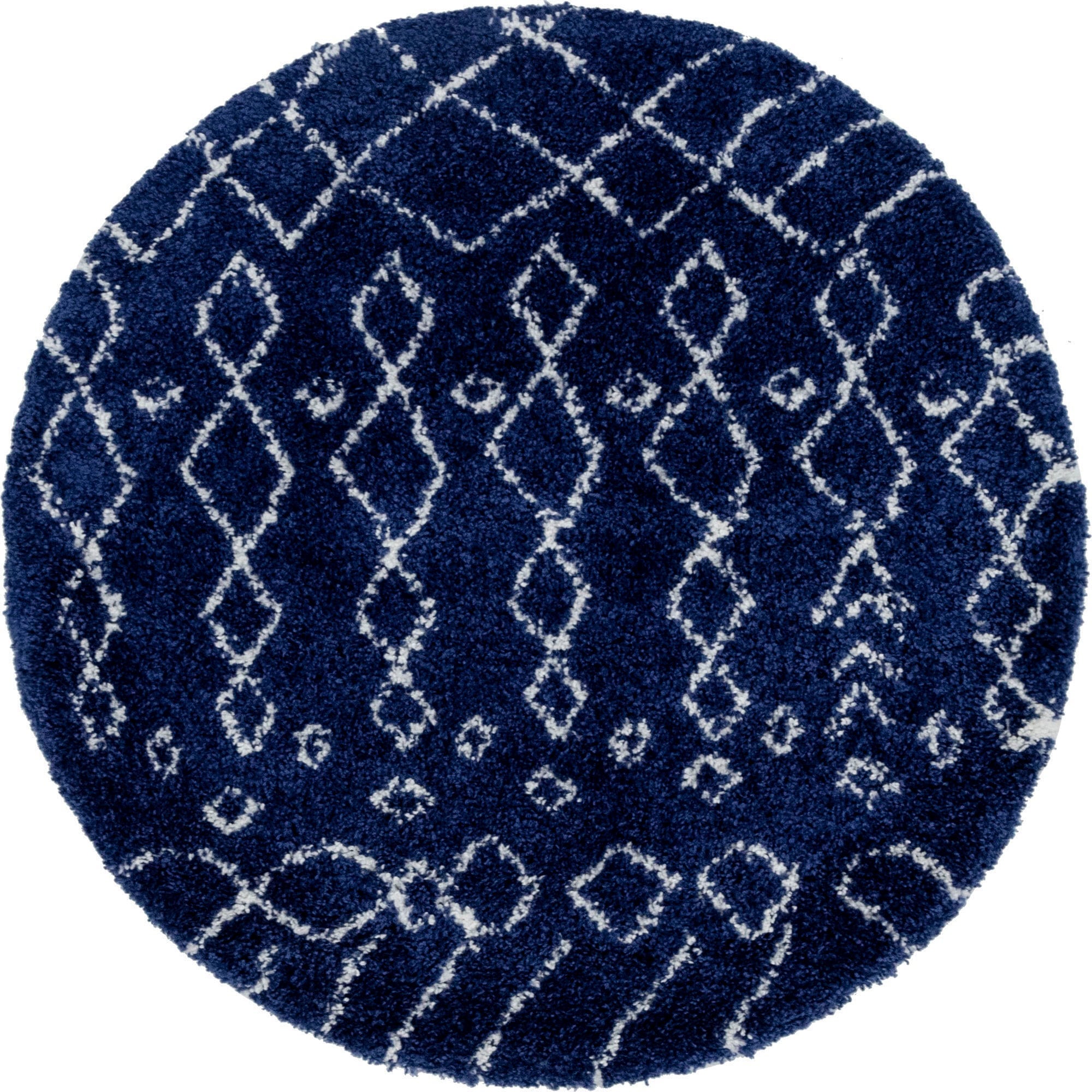 Myflair Möbel & Accessoires Hochflor-Teppich »Temara Shag Lagerräumung«, rund, 51 mm Höhe, gewebt, Scandi Design, ideal im Wohnzimmer & Schlafzimmer