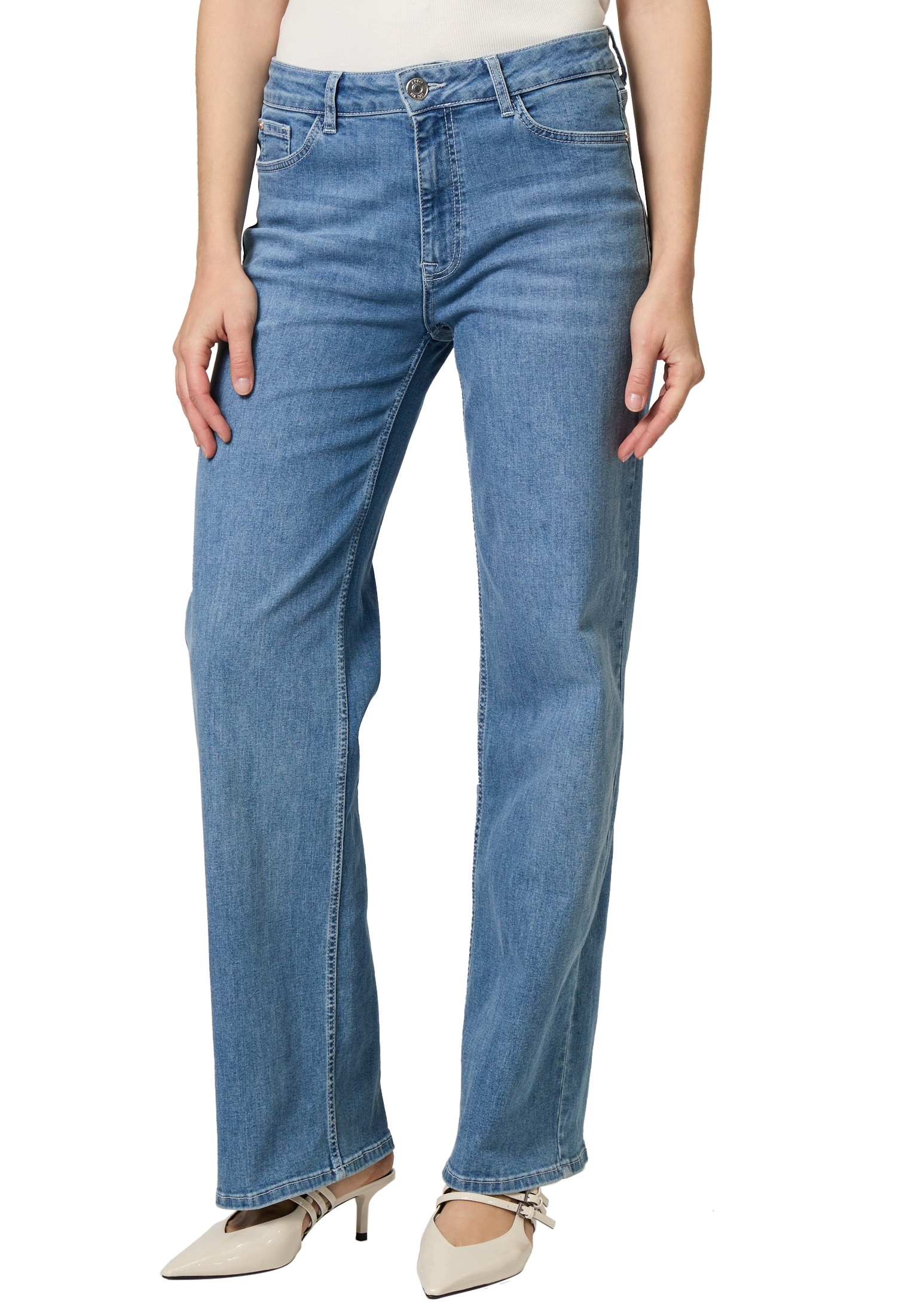 Zero Slim-fit-Jeans "zero Jeans Wide Leg Style WITNEY 32 Inch" günstig online kaufen