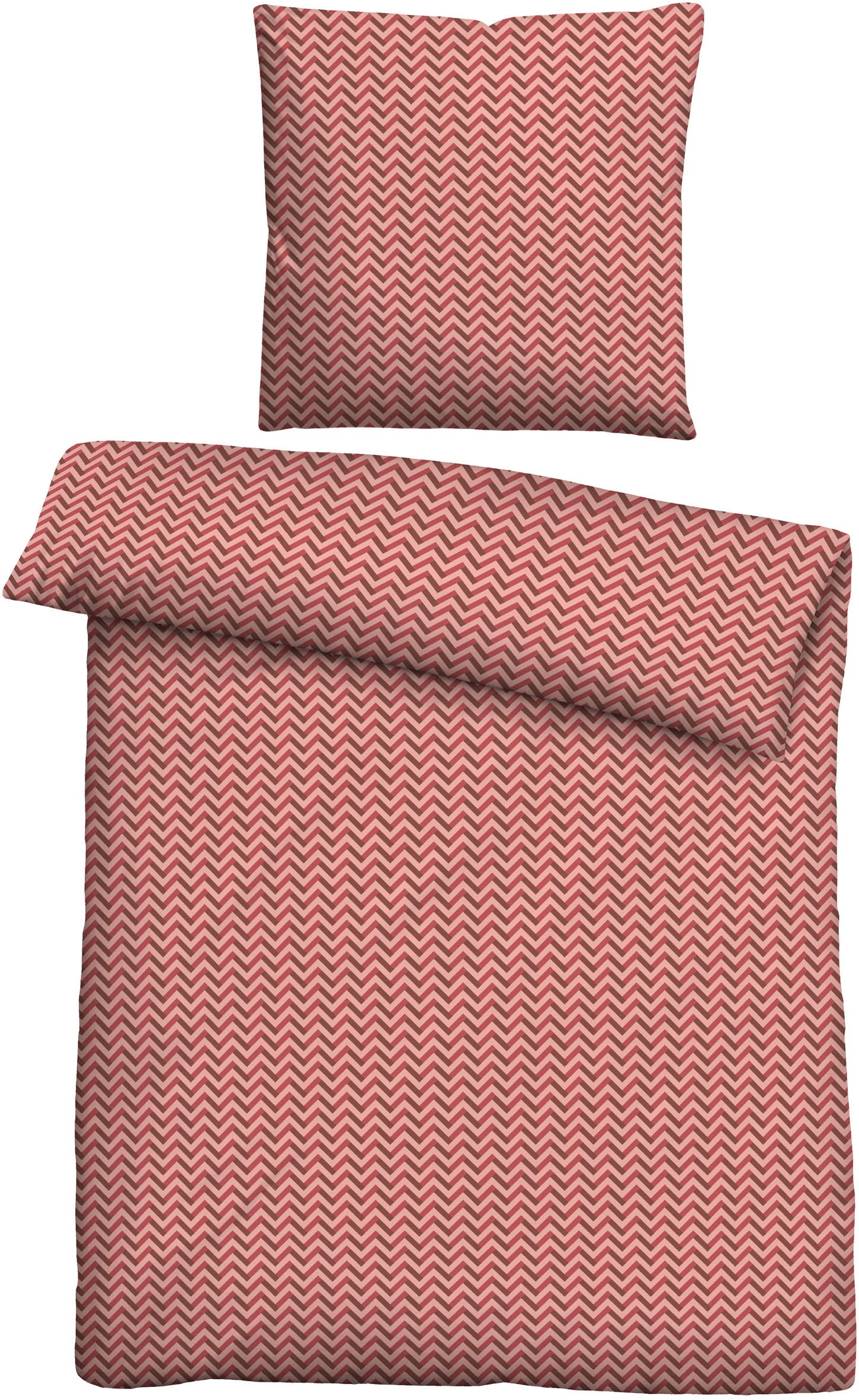 Thumbnail - Castell - Markenbettwäsche Bettwäsche "0070734" 2 Stk. bügelfrei, 100 % Baumwolle, pflegeleicht, ganzjährig, Reißverschl...