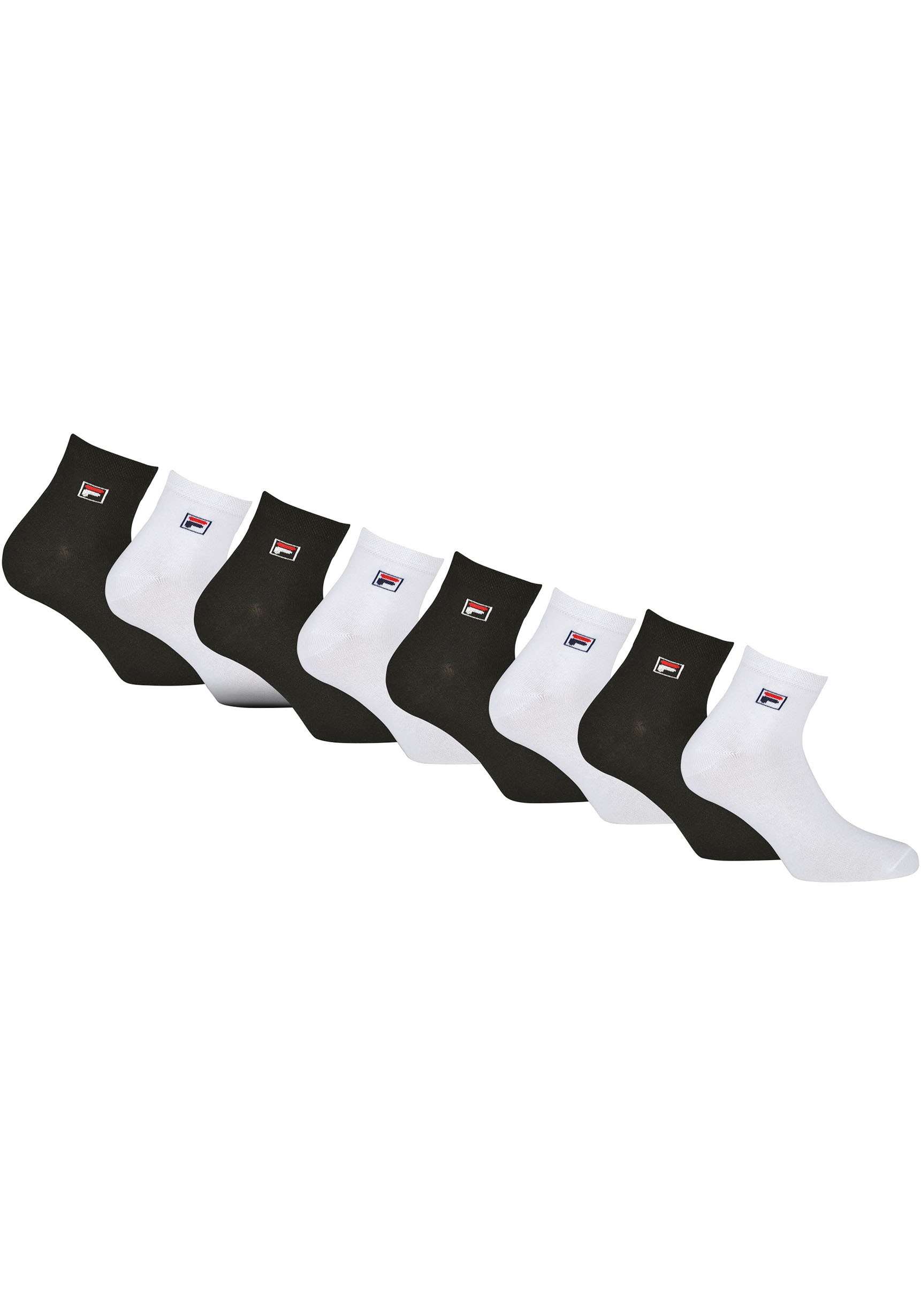 Fila Kurzsocken "UNISEX QUARTER PLAIN SOCKS" 9 Stk. tlg. mit Logo-Schriftzu günstig online kaufen