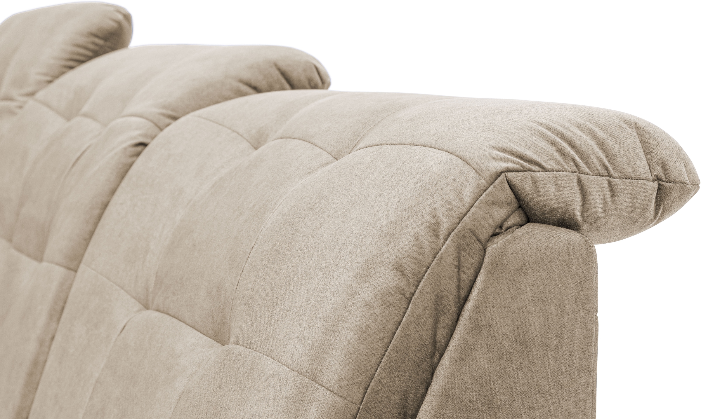 exxpo - sofa fashion Ecksofa »Derby Inkl. Kopfteilverstellung, wahlw. Bett & Bettkasten, L-Form«, EXTRA an Komfort zum Relaxen, Entspannen und Wohlfühlen