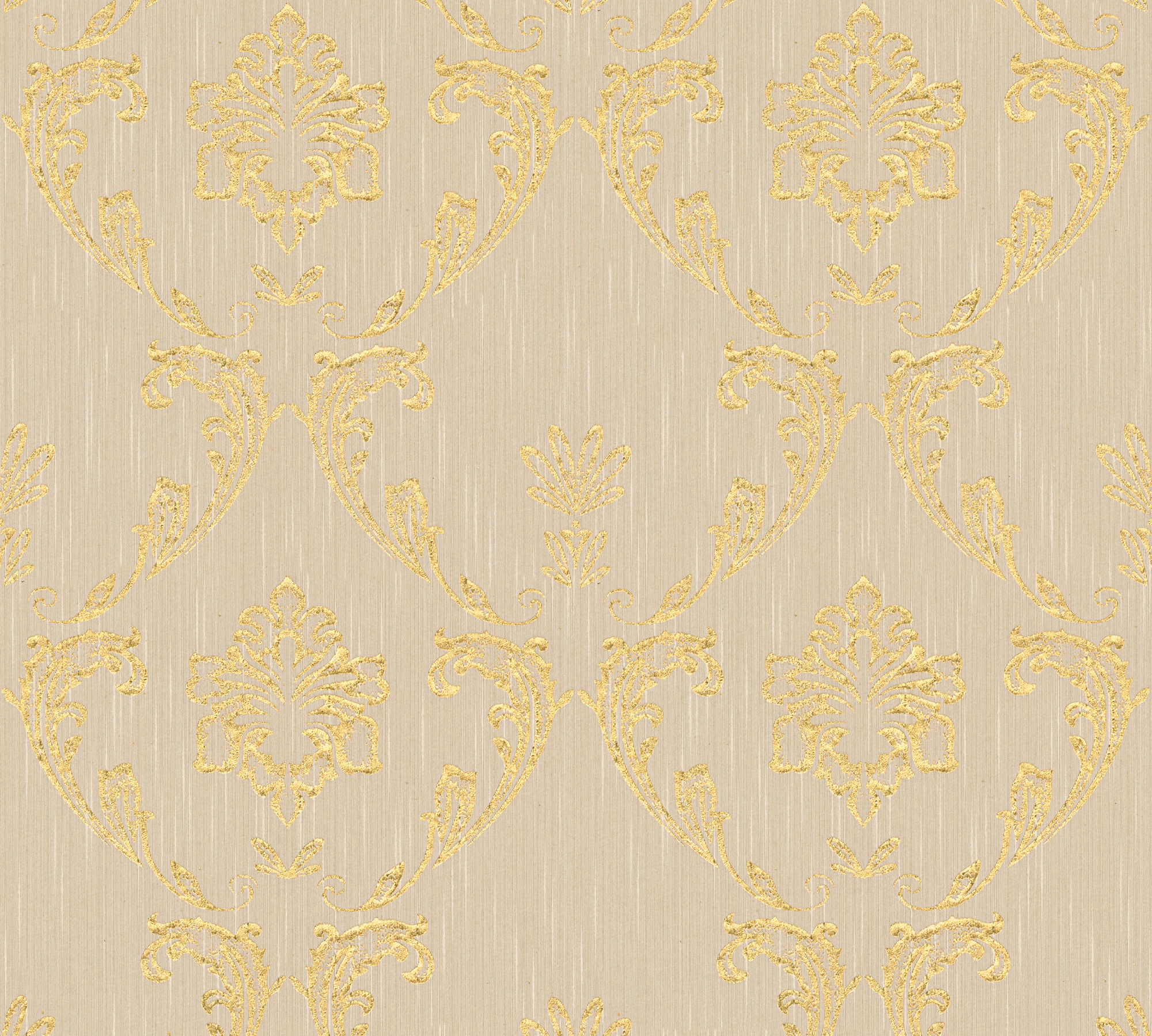 Architects Paper Textiltapete »Metallic Silk«, Barock-matt-glänzend, Ornament Tapete Barock