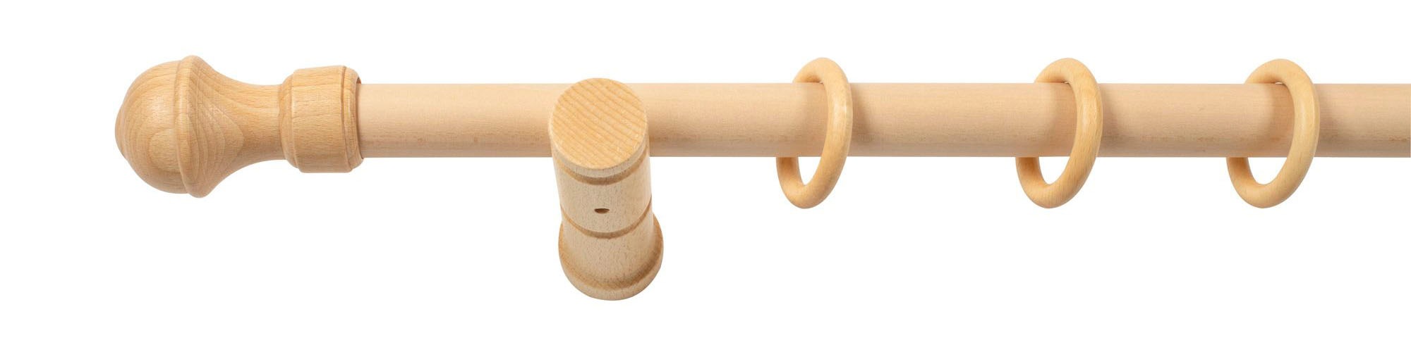SN DECO GROUP Gardinenstange »Ares«, 1 läufig-läufig, Fixmaß