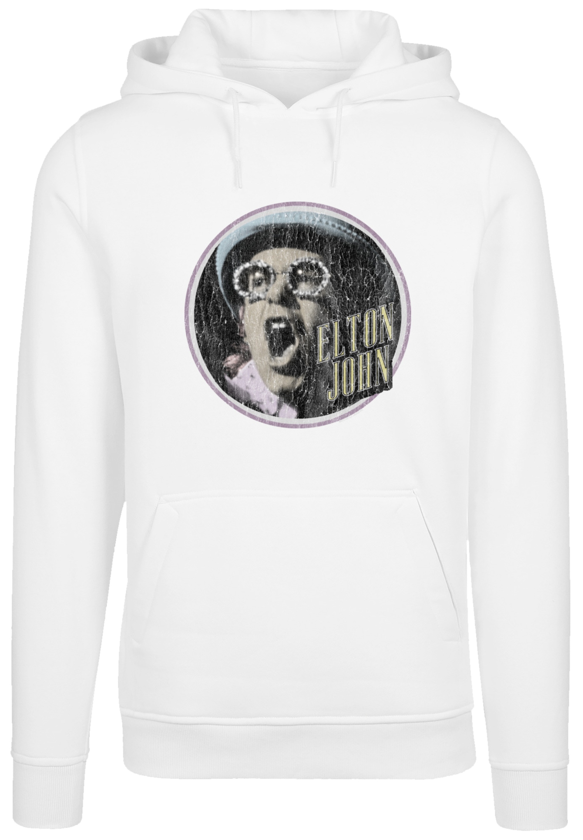 F4NT4STIC Kapuzenpullover »Elton John Vintage Circle«, Premium Qualität