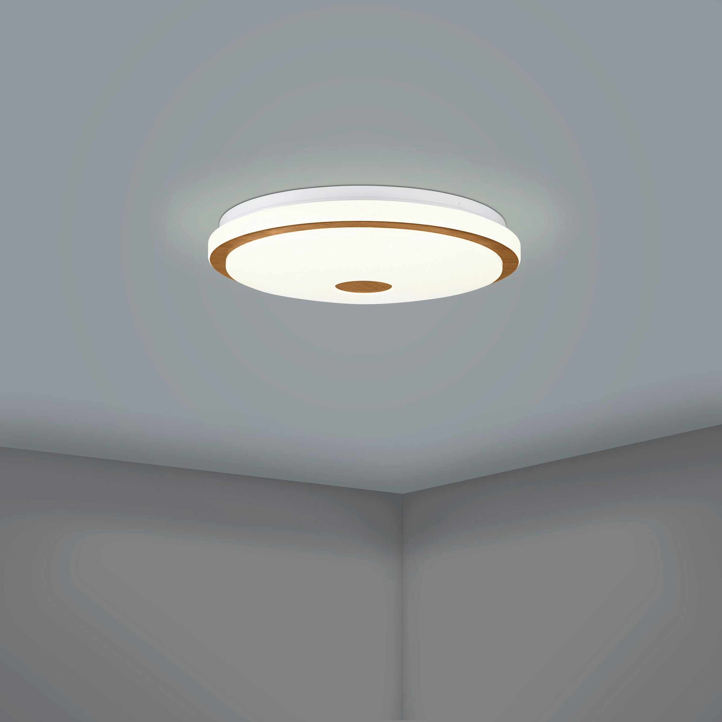 EGLO Deckenleuchte »LANCIANO 1« Ø 38,00 cm, inkl. LED fest integriert - 24 Watt 